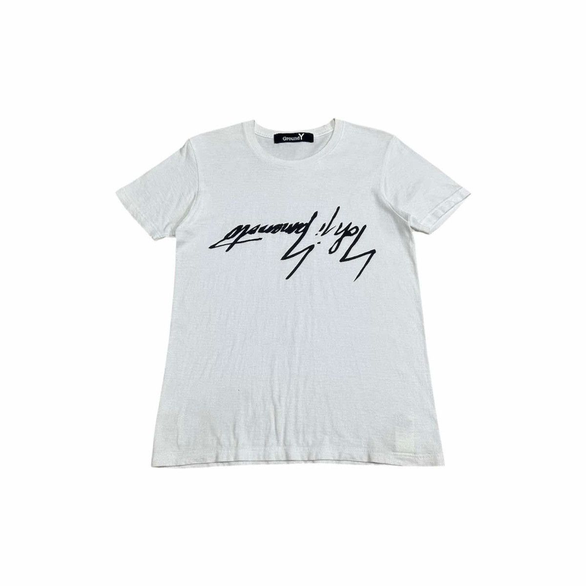 Ground Y × Y's × Yohji Yamamoto 🔥Ground Y By Yohji Yamamoto Shirt Reverse Signature Size US M / EU 48-50 / 2 - 1 Thumbnail