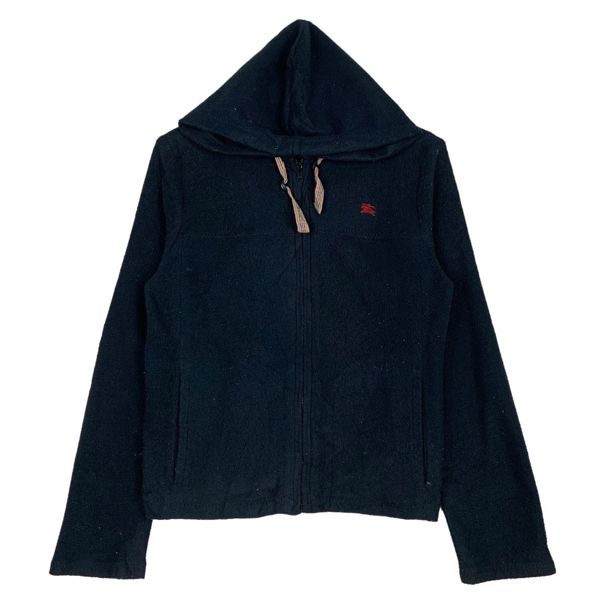 Burberry BURBERRY Nova Check Fleece Zipper Hoodies #0038-C3 Size M / US 6-8 / IT 42-44 - 4 Thumbnail