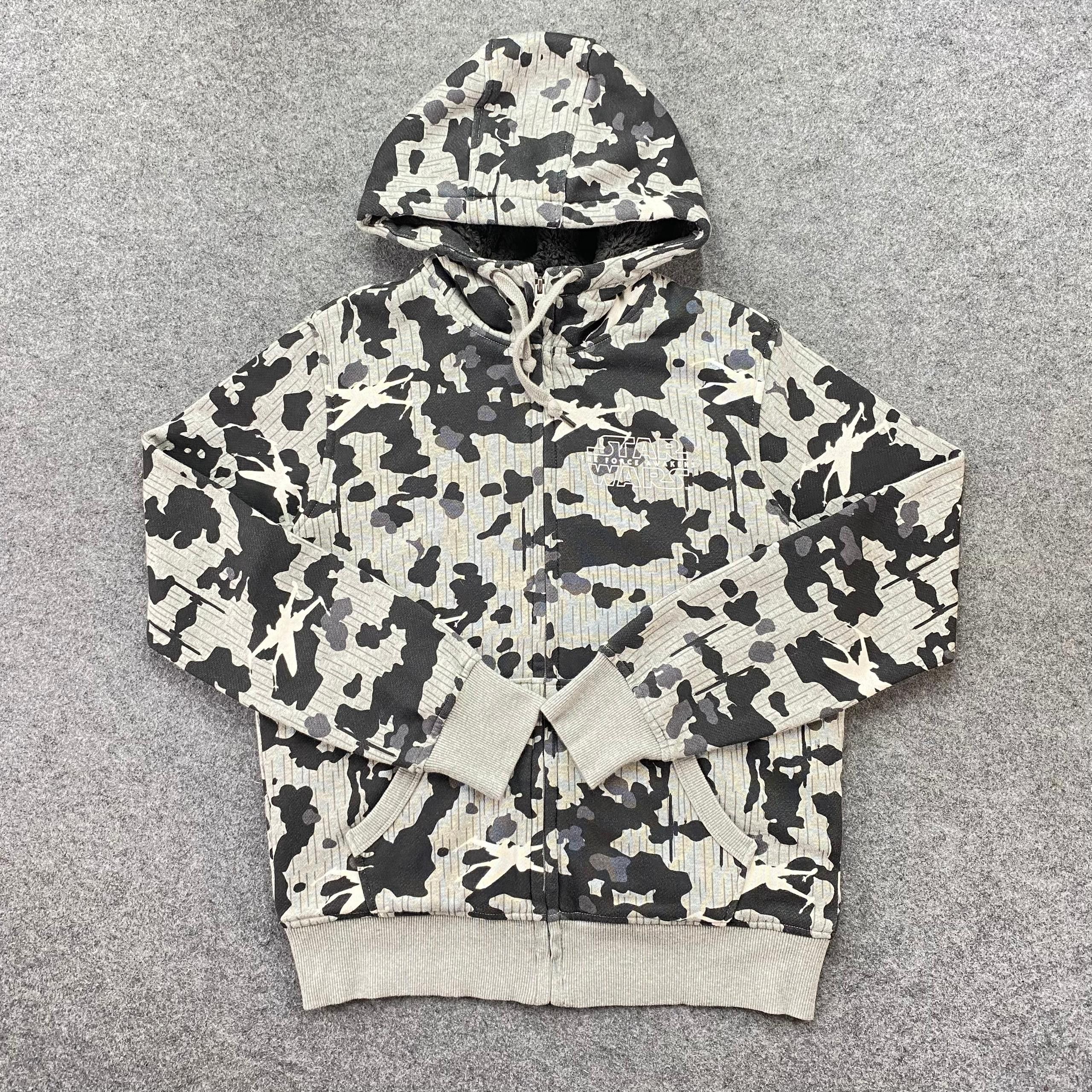 Vintage Star Wars Overprint Hoodies