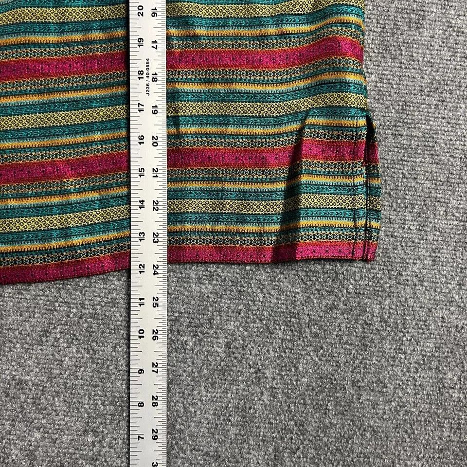 Chicos Chico's Top Womens 2 Striped Multicolor 3/4 Sleeve Size XS / US 0-2 / IT 36-38 - 6 Thumbnail