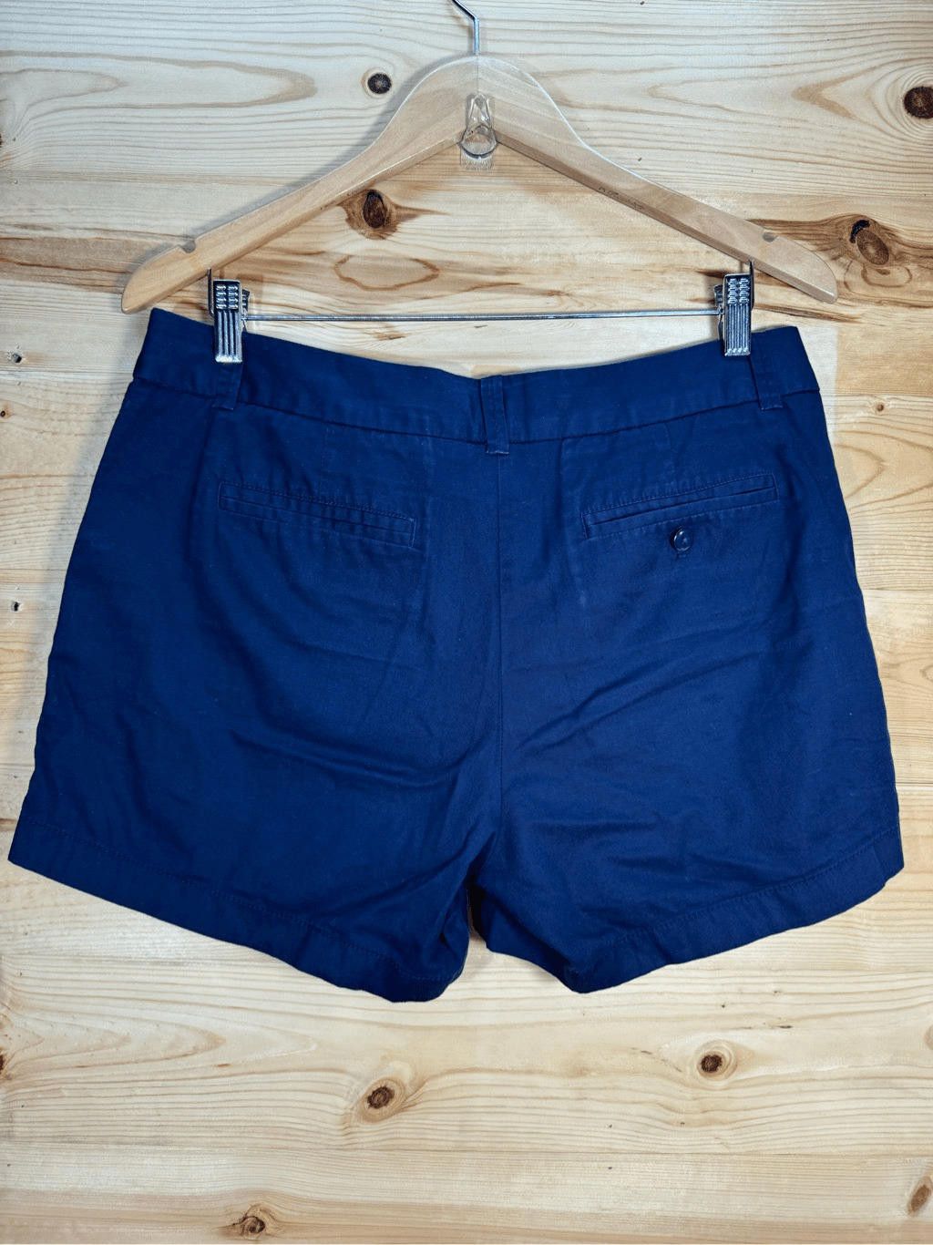 J.Crew J.Crew Factory Women's Size 10 Navy Blue Chino Shorts 5" Size 32" / US 10 / IT 46 - 2 Thumbnail