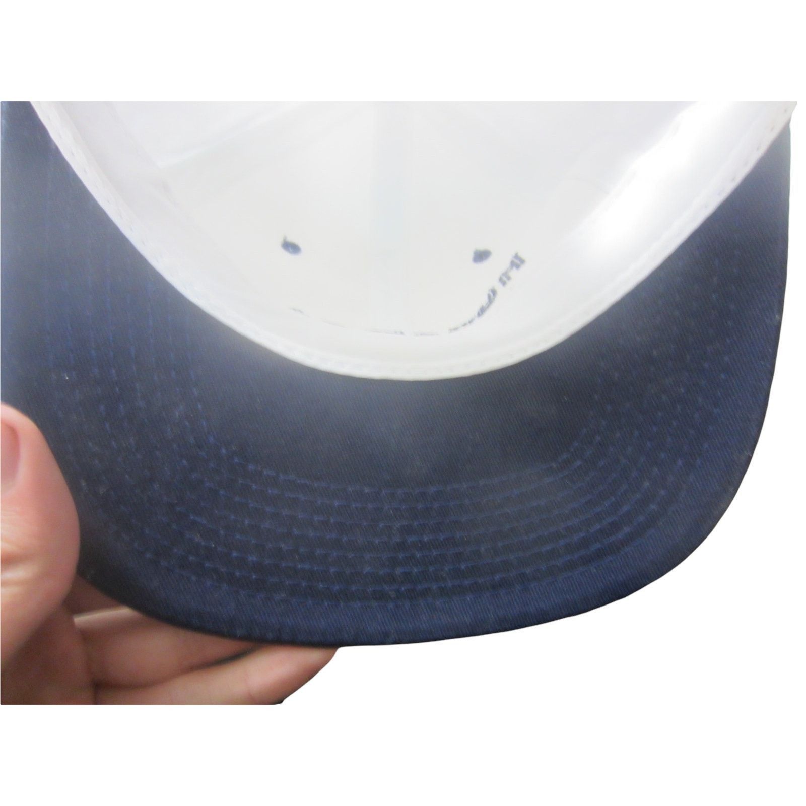 Other Vintage Hussmann Snapback Hat White Navy Blue Outdoor Size ONE SIZE - 9 Thumbnail