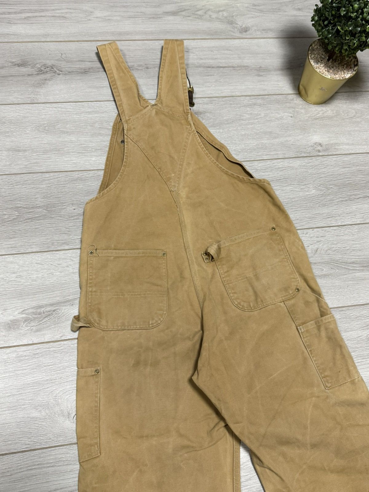 Carhartt Carhartt vintage USA cargo overall distressed double knee Size US 34 / EU 50 - 10 Thumbnail