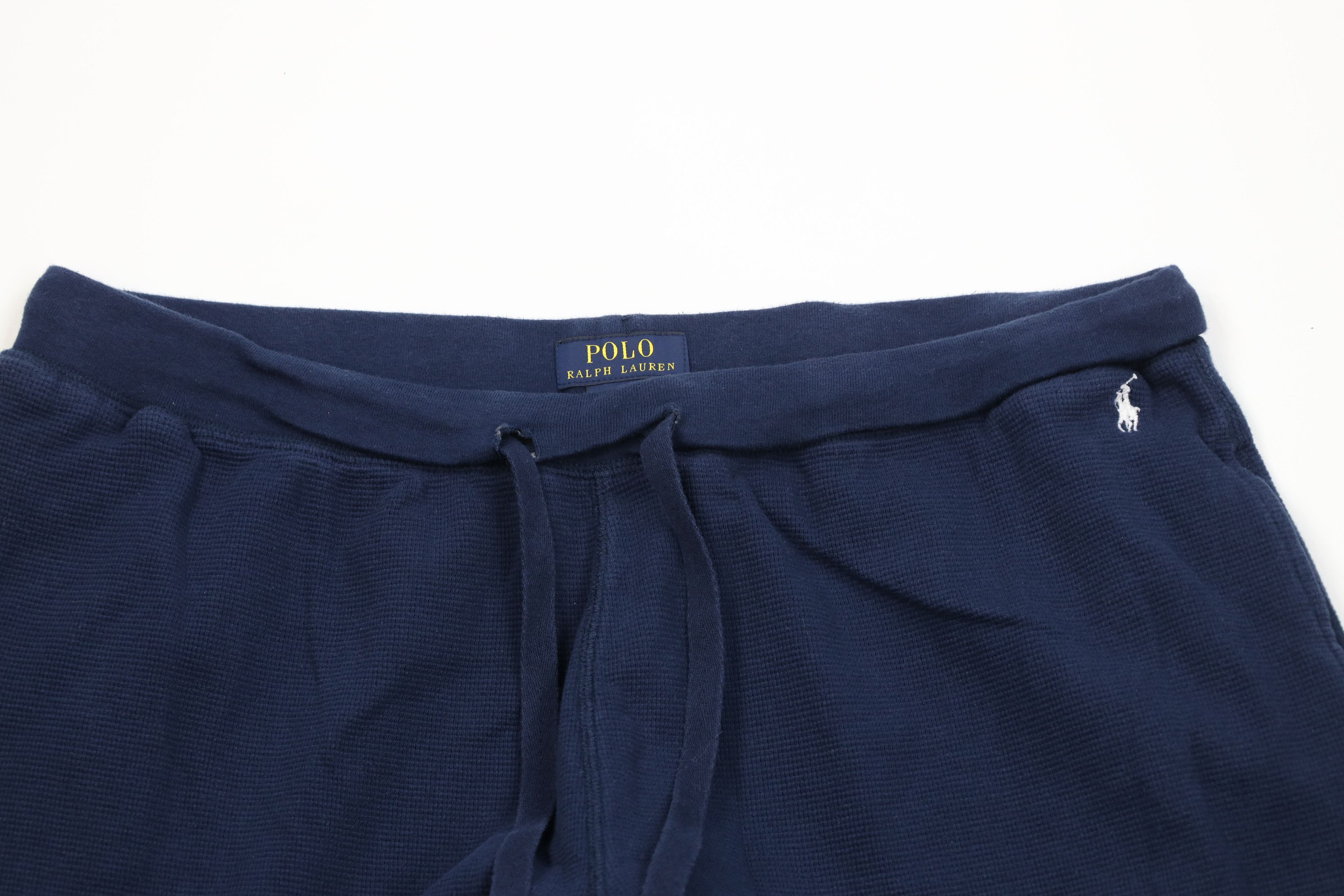 Ralph Lauren Vintage Y2K Ralph Lauren Waffle Wide Leg Sweatpants Blue Size US 38 / EU 54 - 2 Thumbnail