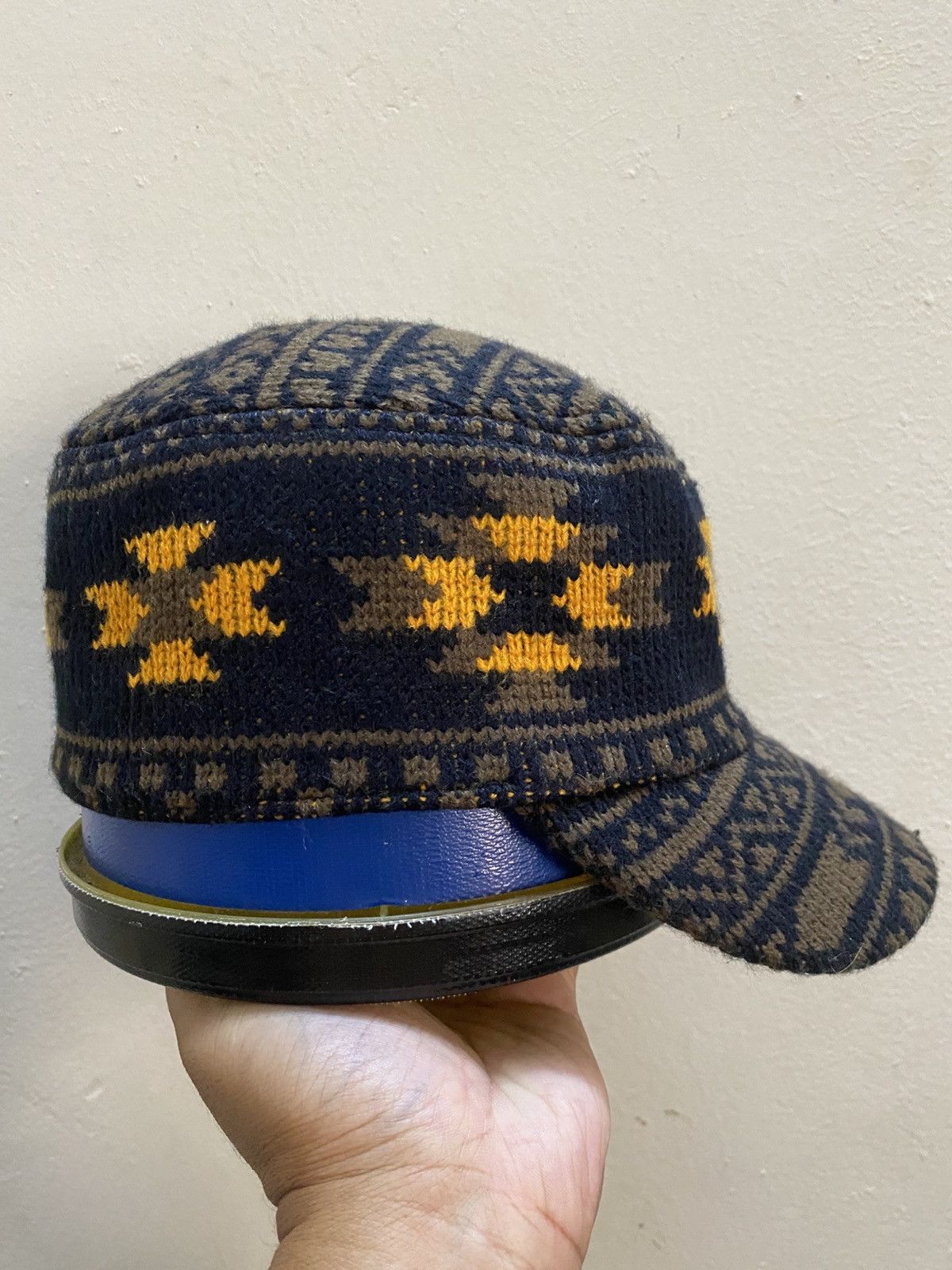 Japanese Brand Japanese Wool Navajo Round Hat Size ONE SIZE - 2 Thumbnail