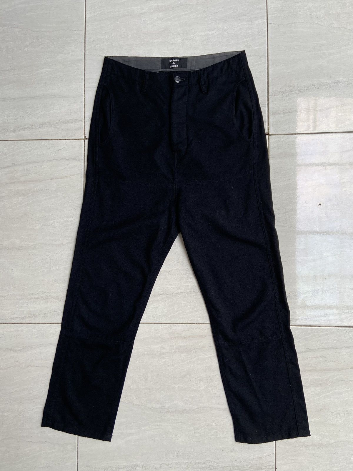 CABANE de ZUCCa × Issey Miyake × Zucca CABANE De ZUCCA Black Pants Size US 29 - 1 Thumbnail