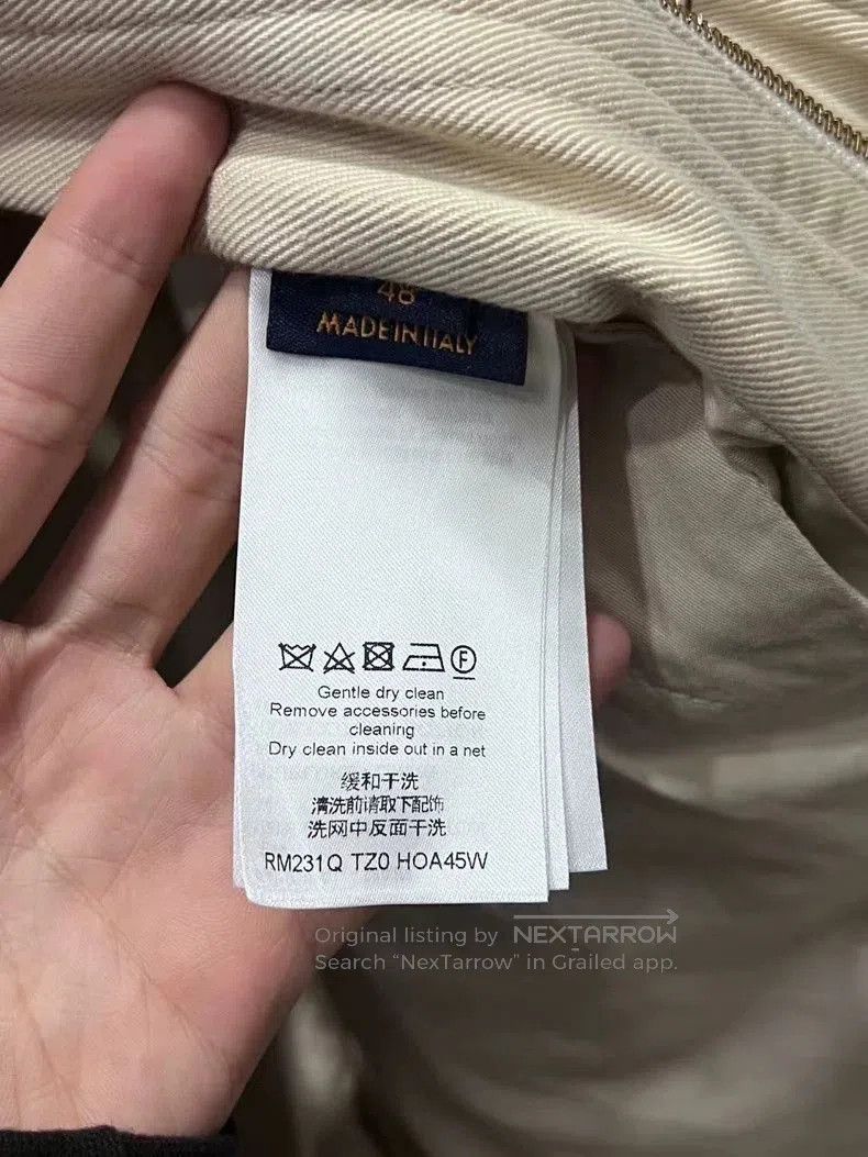 Louis Vuitton Louis Vuitton Log Embossed Denim Jacket. Size US M / EU 48-50 / 2 - 4 Thumbnail