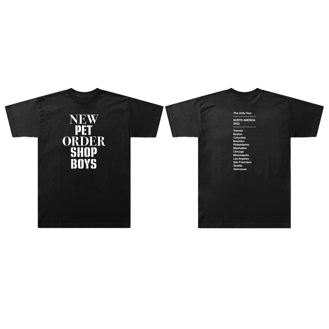 New Order New Order & Pet Shop Boys Post Punk Unity Tour 2022 Band Tee Size US S / EU 44-46 / 1 - 1 Thumbnail