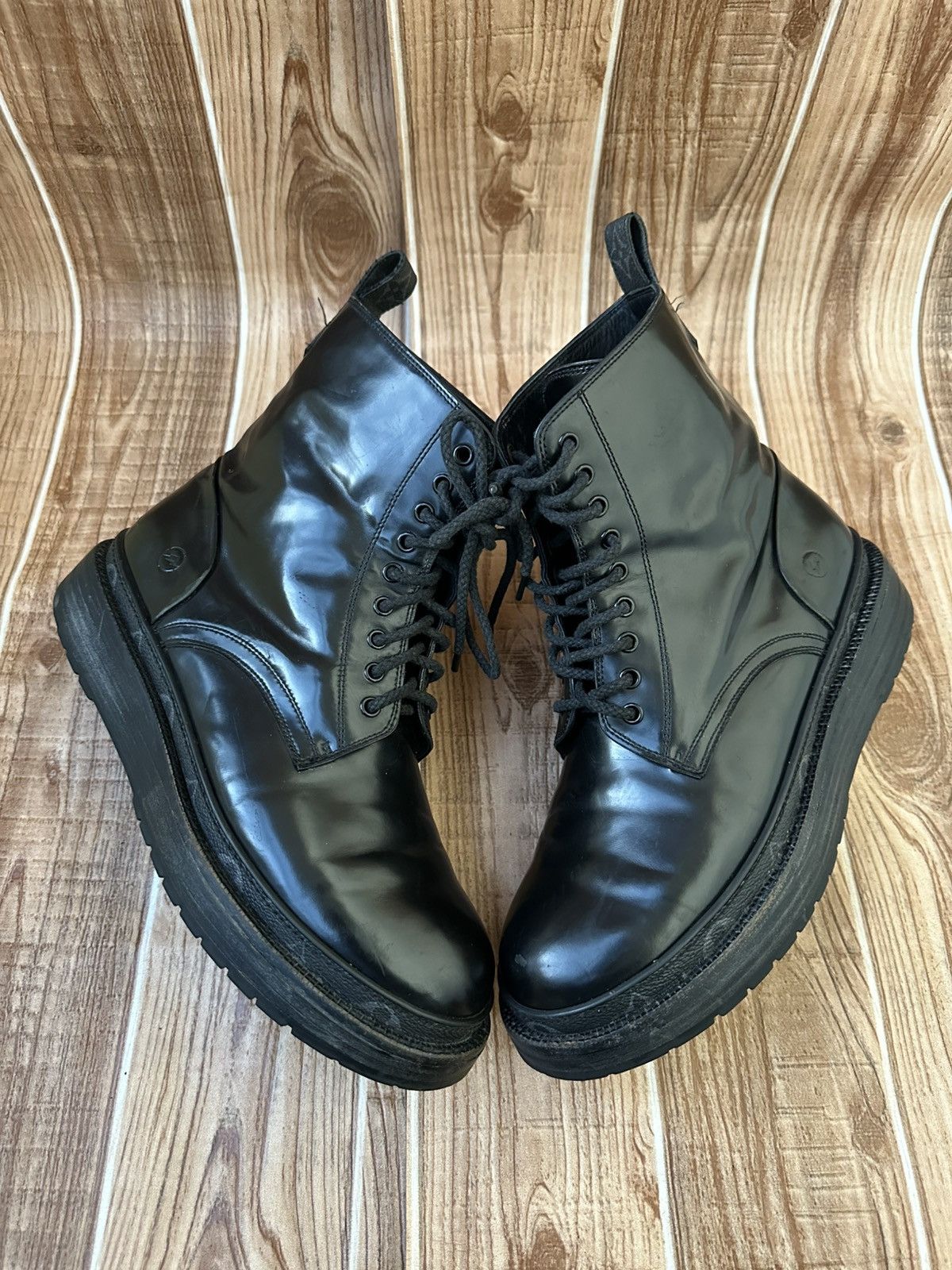 Fragment Design × Louis Vuitton Louis Vuitton X Fragment Black Ice Leather boots Size US 9 / EU 42 - 5 Thumbnail
