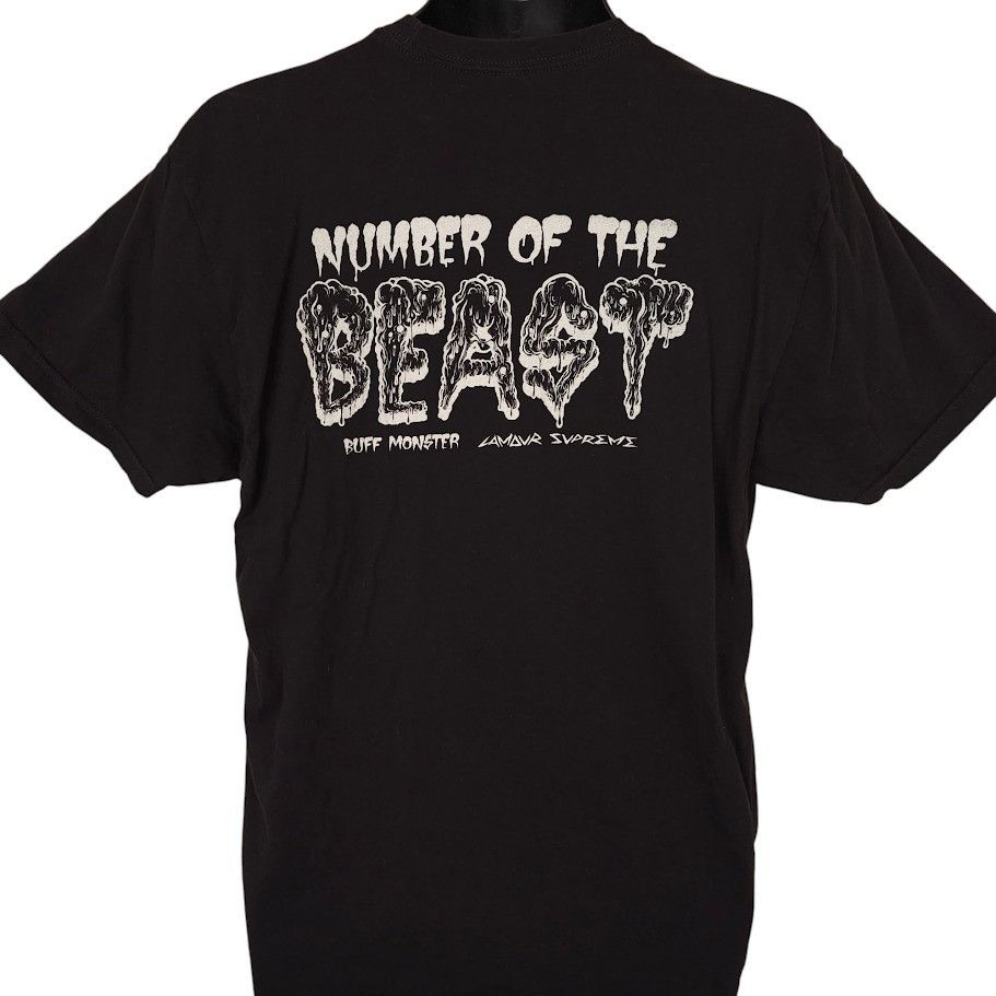 Other Number Of The Beast T Shirt Mens Size Large Black Buff Size US L / EU 52-54 / 3 - 3 Thumbnail