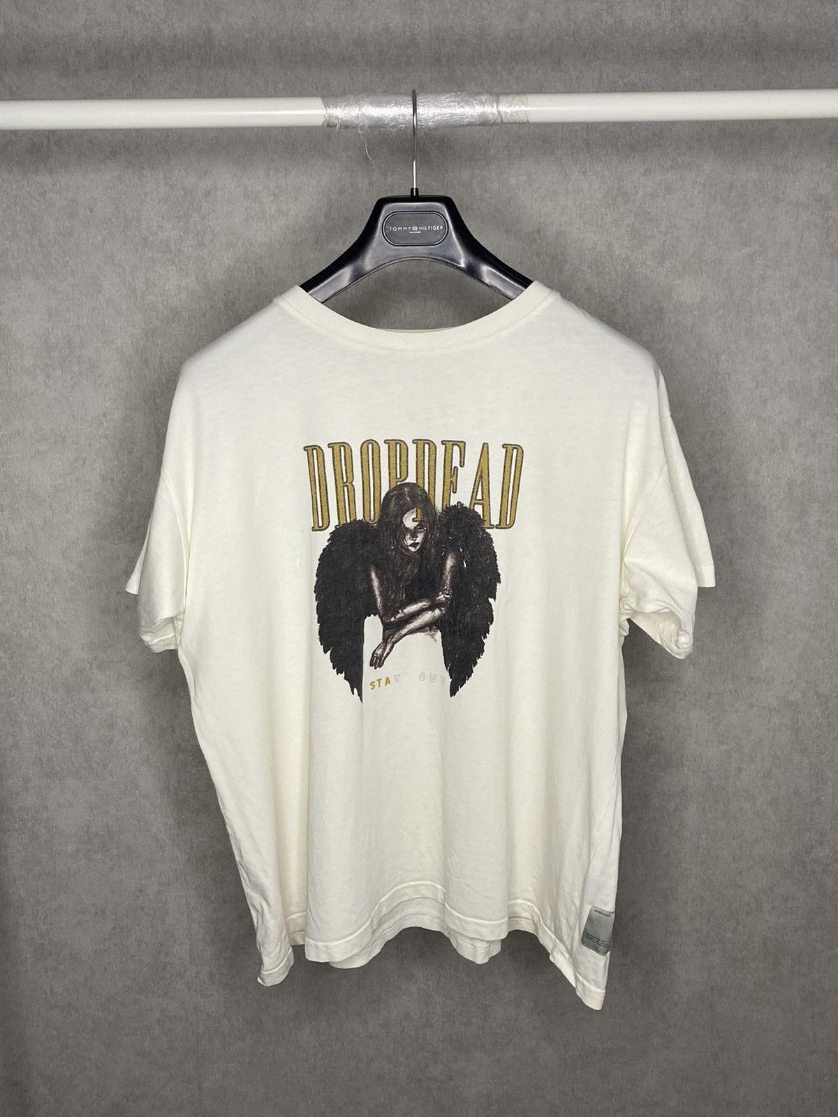 Drop Dead × Drop Dead Clothing Drop Dead Mens Stay Out T Shirt Y2K Size US L / EU 52-54 / 3 - 1 Thumbnail