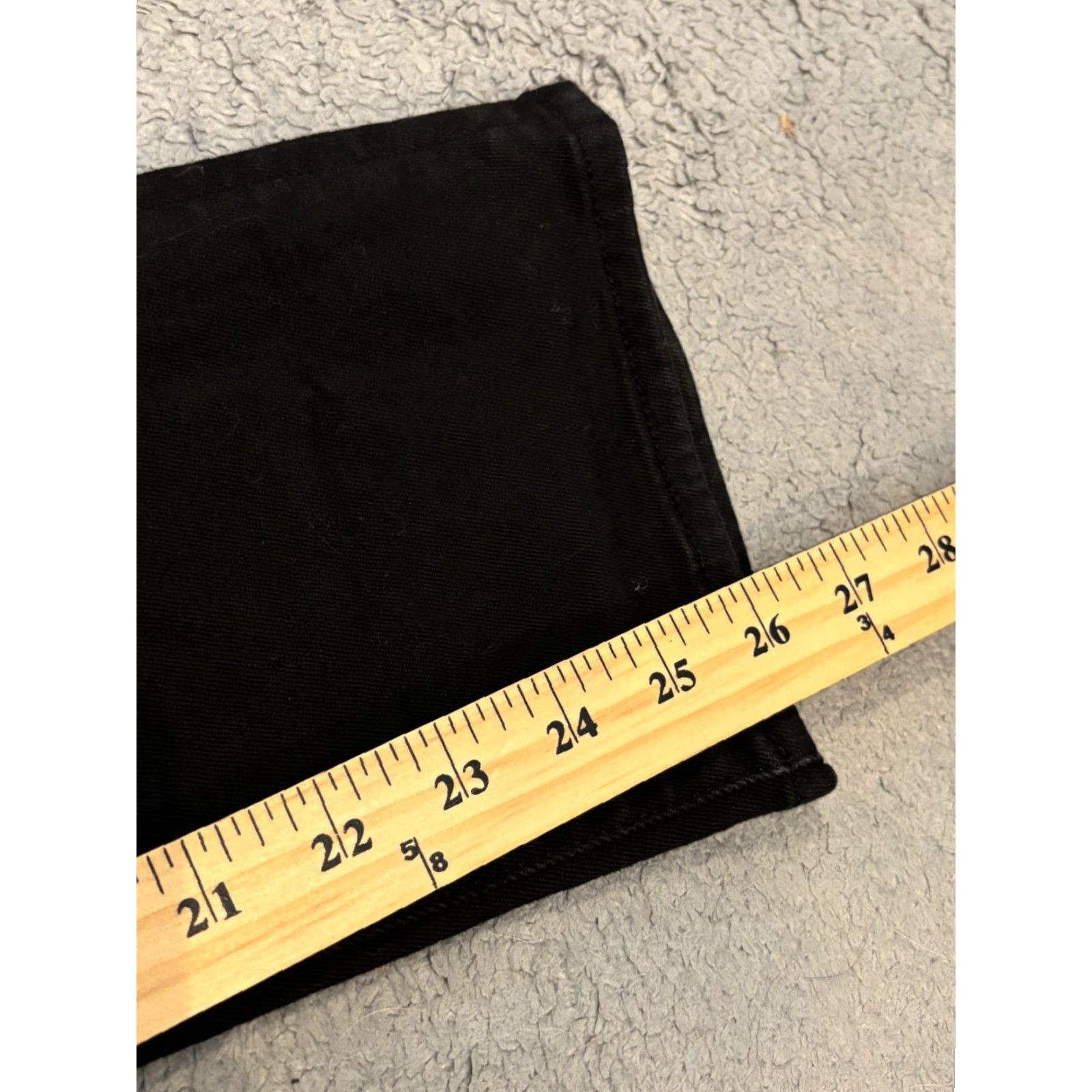 Vintage Rock & Republic Kendall Jeans Womens 6 Black Mid Rise Straight Leg Stretch Size 28" / US 6 / IT 42 - 6 Thumbnail