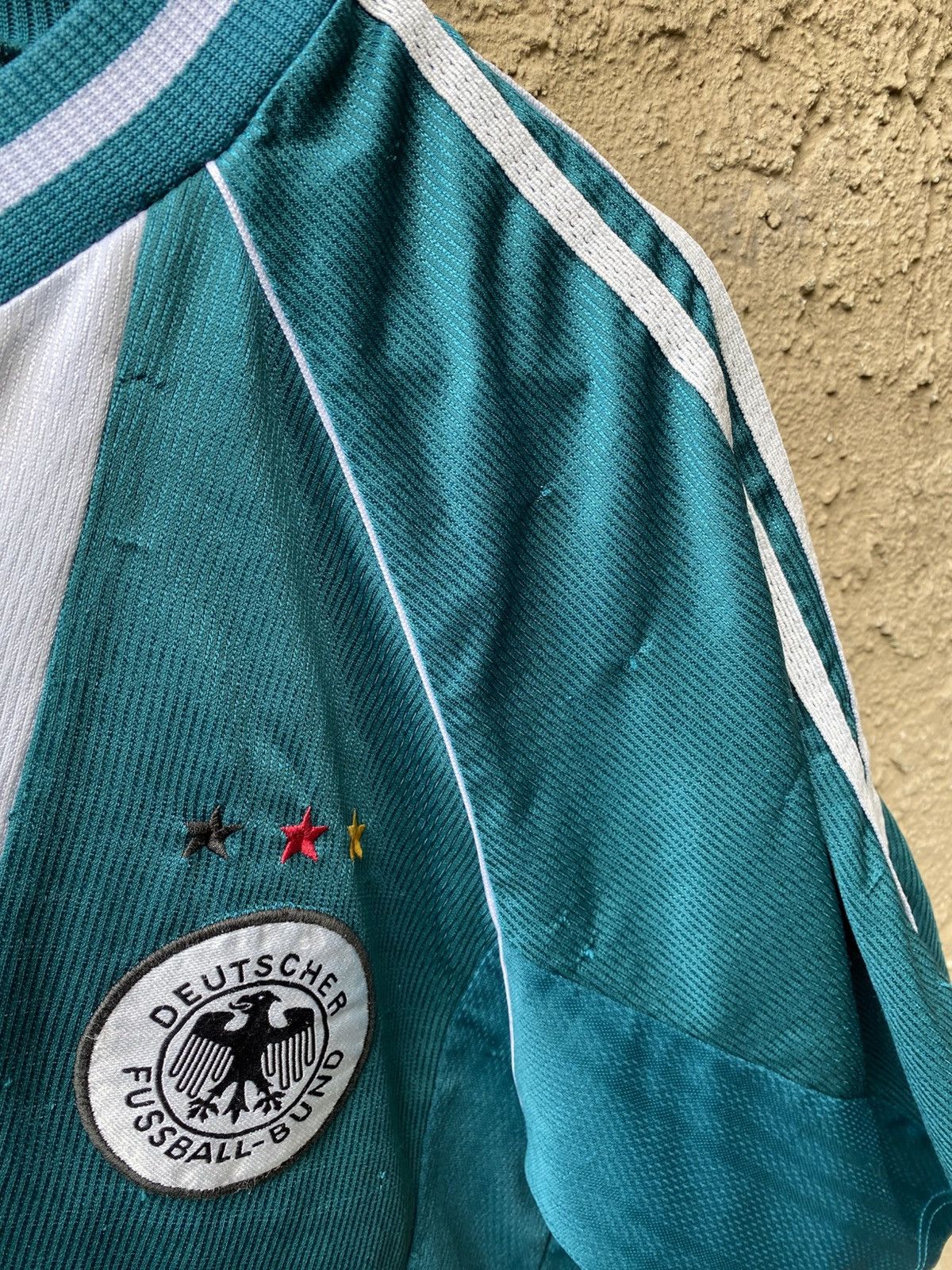 Adidas Germany 1998 2000 Home Football Soccer Jersey Italy France Size US XL / EU 56 / 4 - 4 Thumbnail
