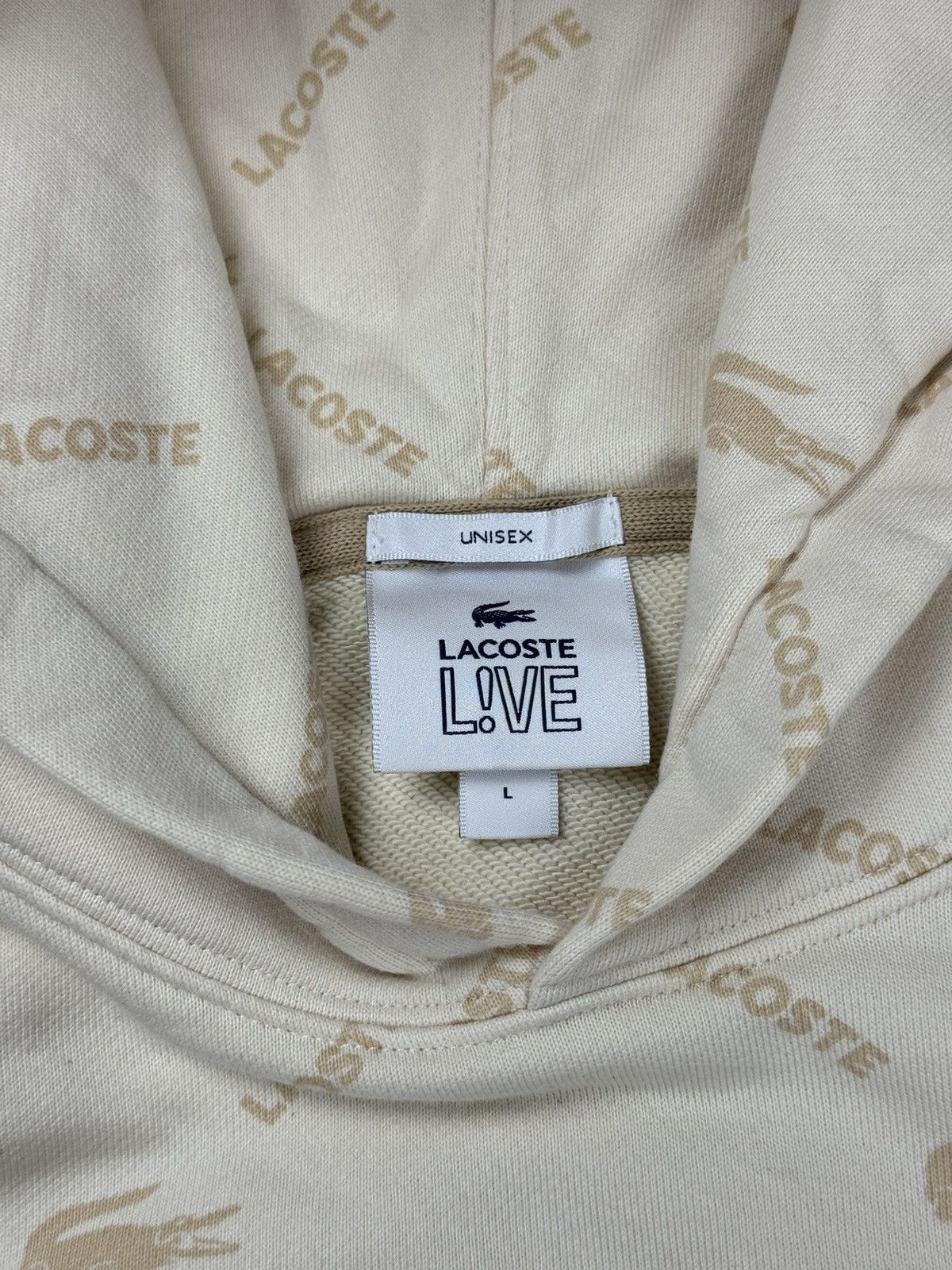 Lacoste Hoodie Lacoste Live original streetwear casual item Size US L / EU 52-54 / 3 - 3 Thumbnail