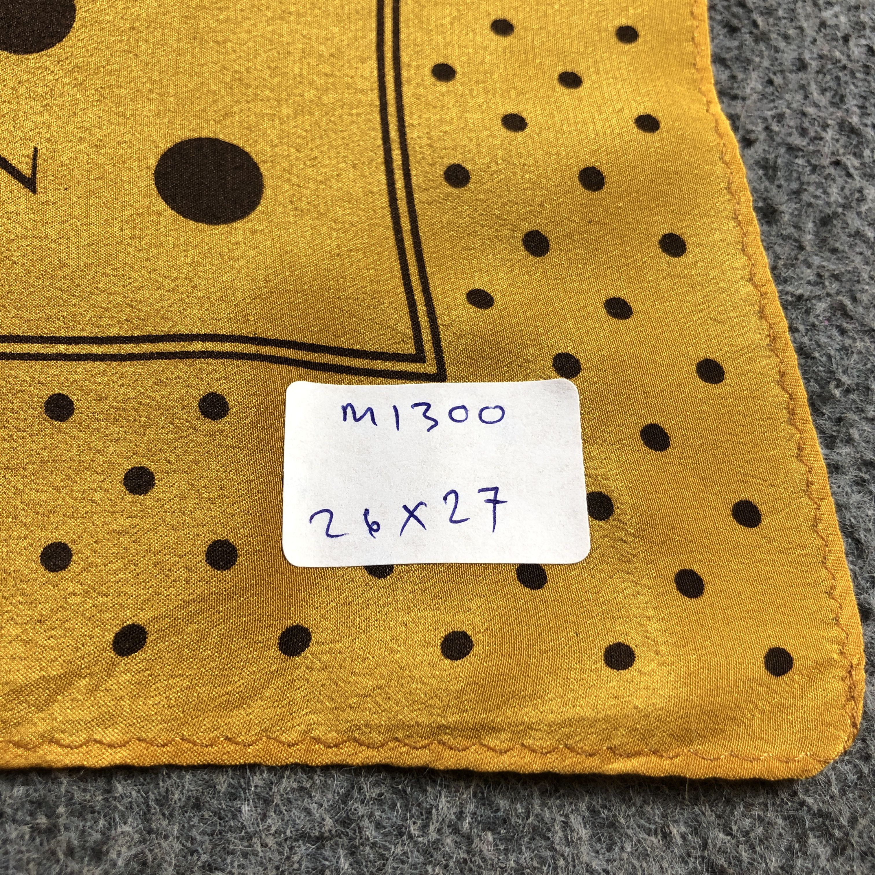 Pierre Balmain Vintage Pierre Balmain Polka Dots Silk Scarf M1300 Size ONE SIZE - 7 Thumbnail