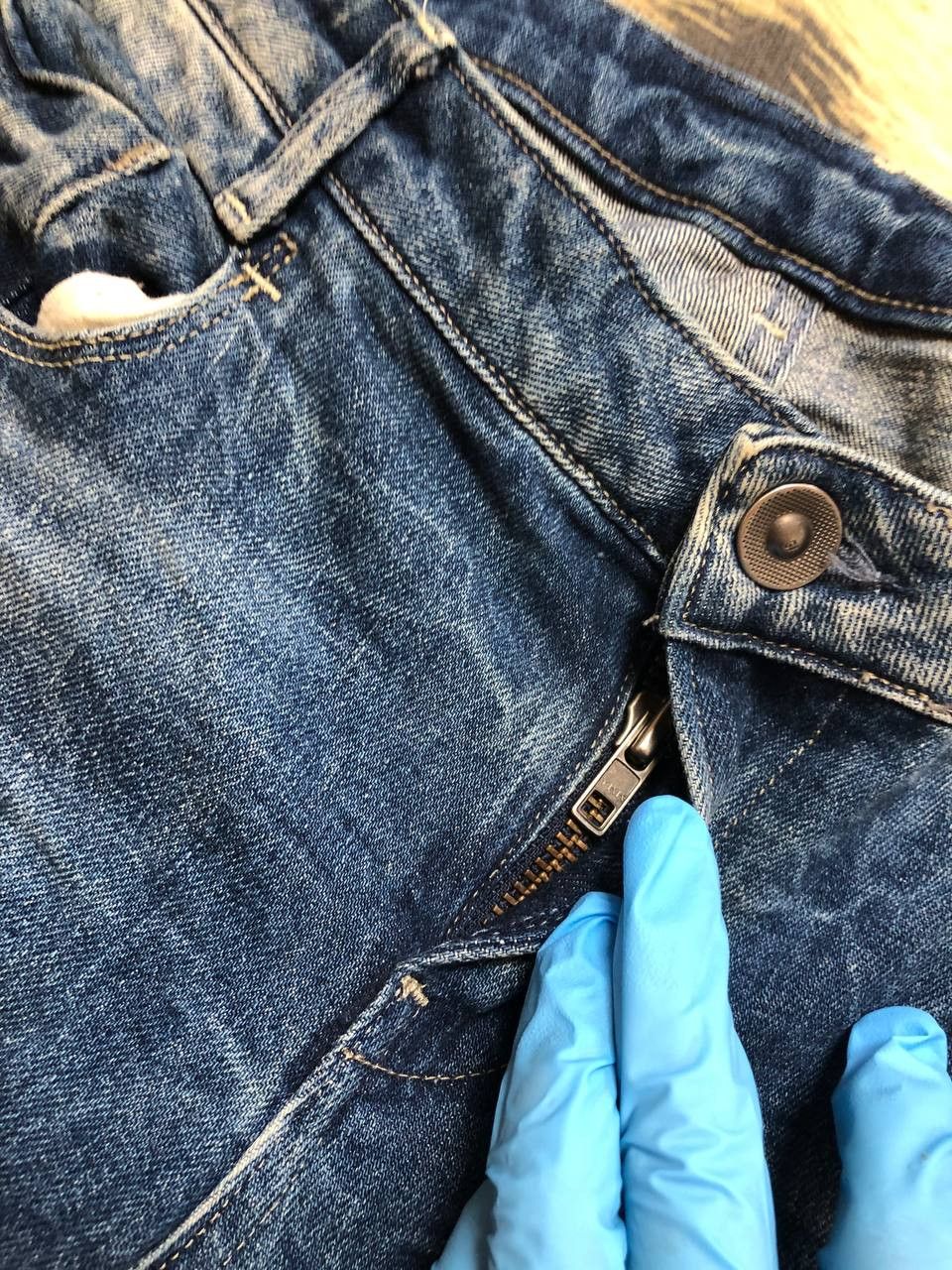 G-Star G STAR Blue Faded Distressed Denim Jeans STREETWEAR Size US 31 - 17 Thumbnail