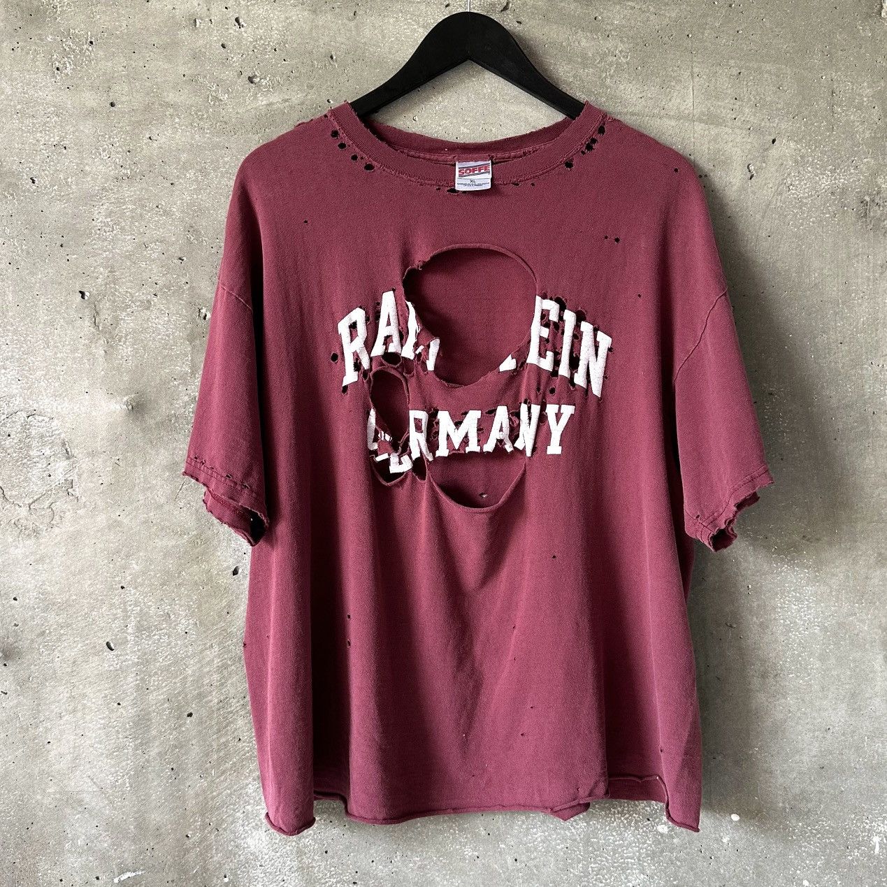 Band Tees THRASHED Rammstein Germany T-Shirt Size US XL / EU 56 / 4 - 3 Thumbnail