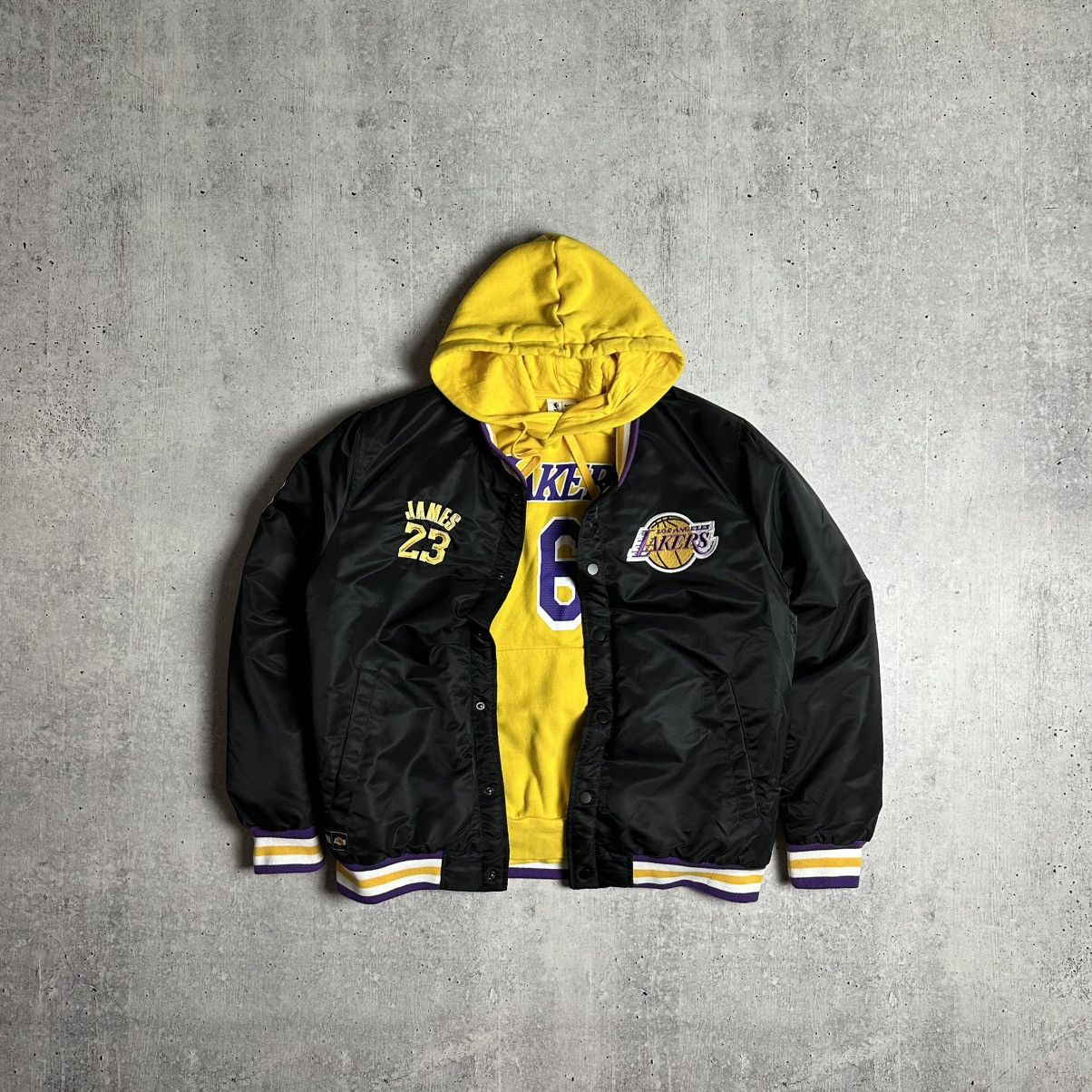 Vintage Bomber Jacket Lakers NBA Y2K