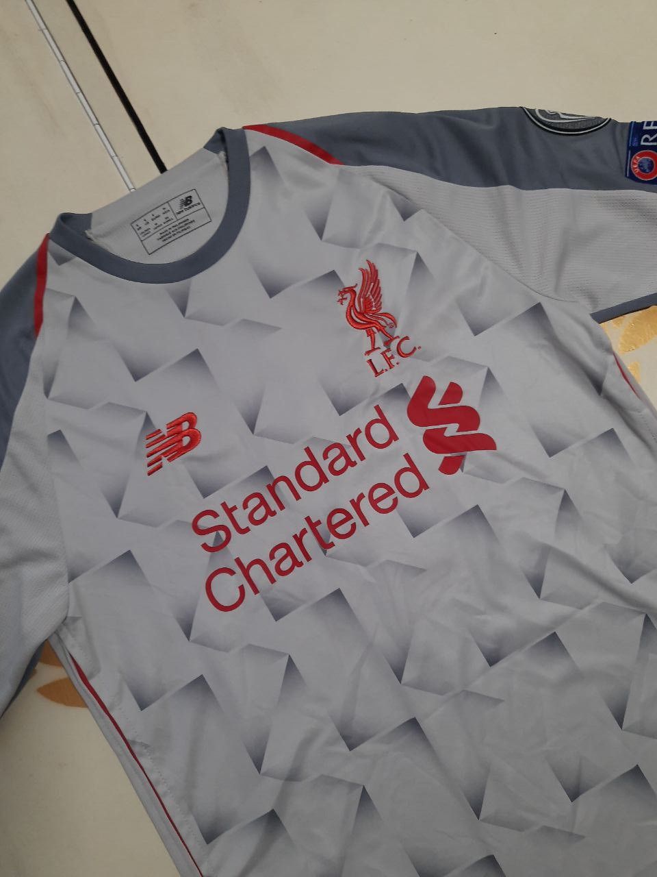 New Balance Liverpool FC 2018/19 Third Jersey UEFA Champions League Size US S / EU 44-46 / 1 - 9 Thumbnail