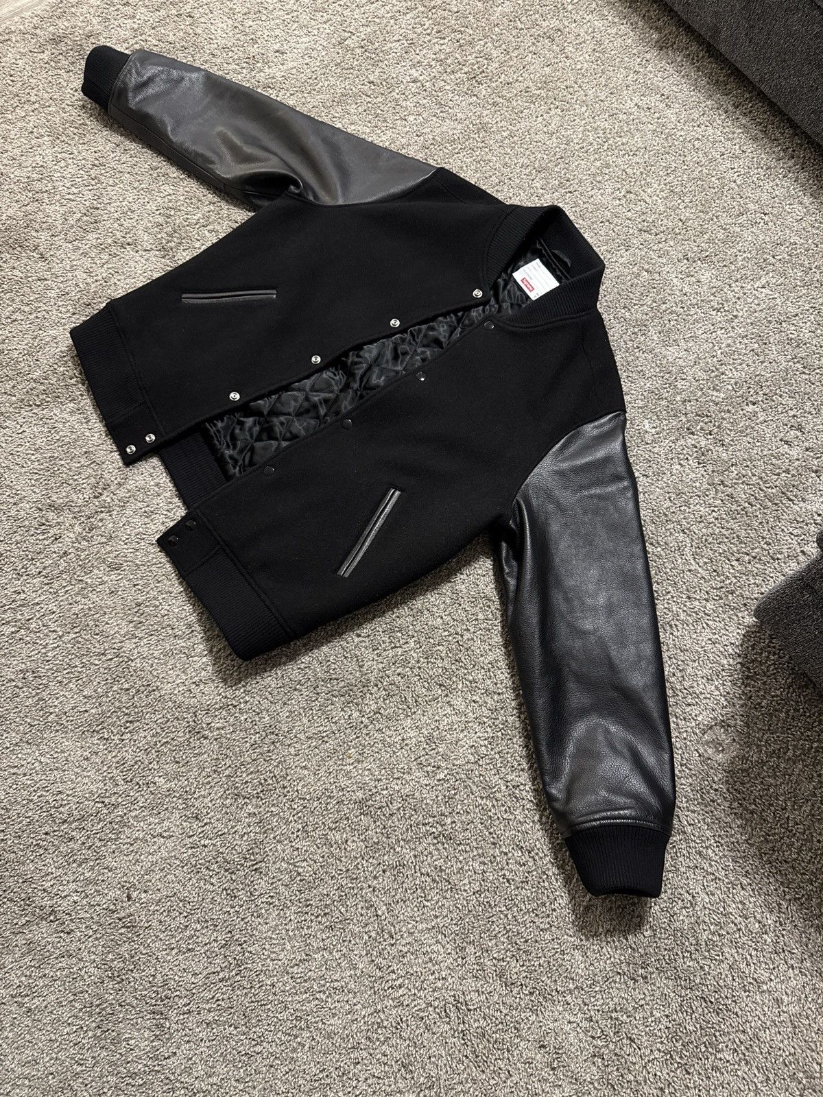 Supreme Supreme motion logo varsity jacket Size US XL / EU 56 / 4 - 7 Thumbnail