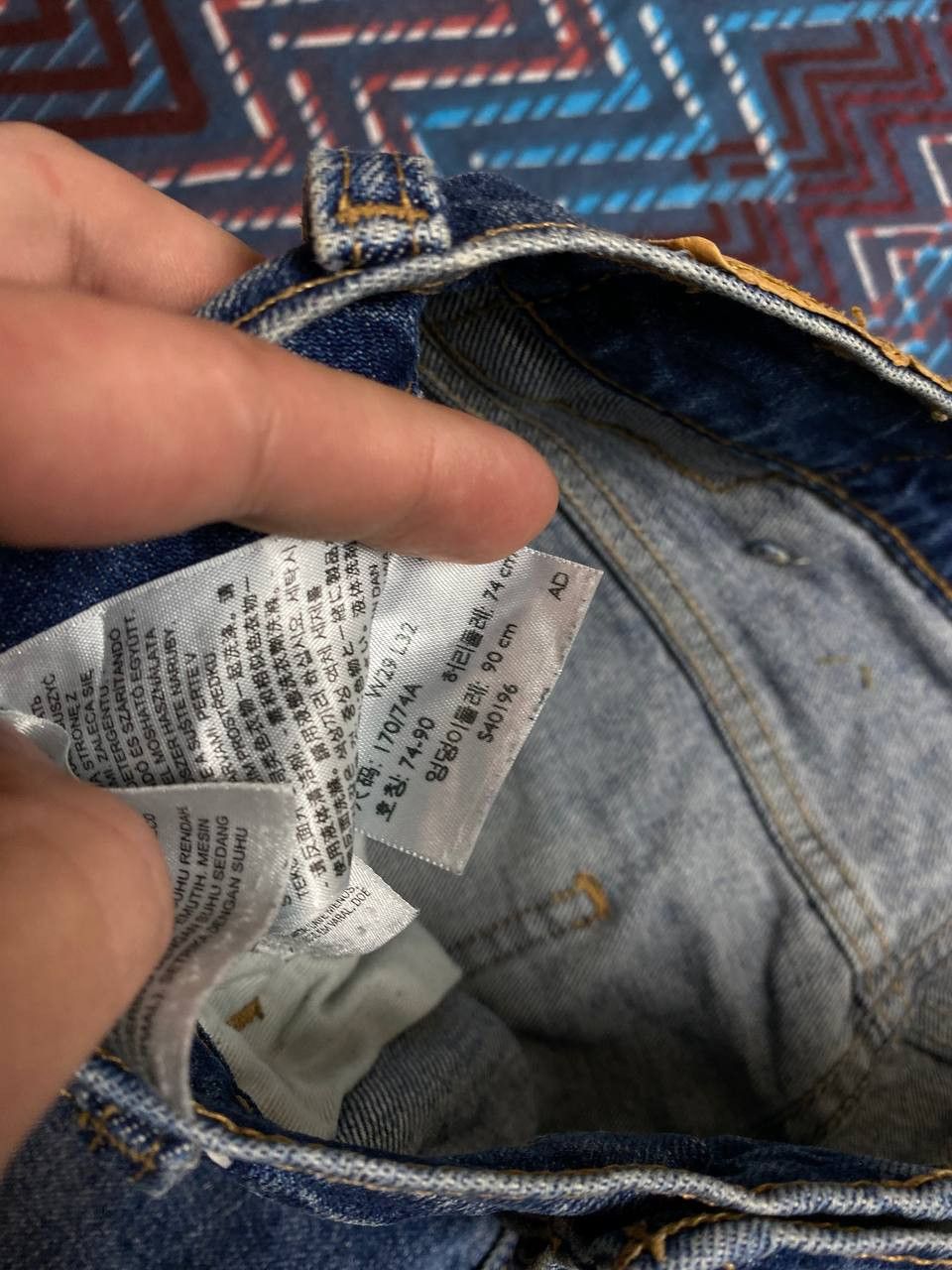 Levi's × Vintage 90s Vintage Levis 501 Grey Made In USA Distressed Jeans Size US 29 - 12 Thumbnail
