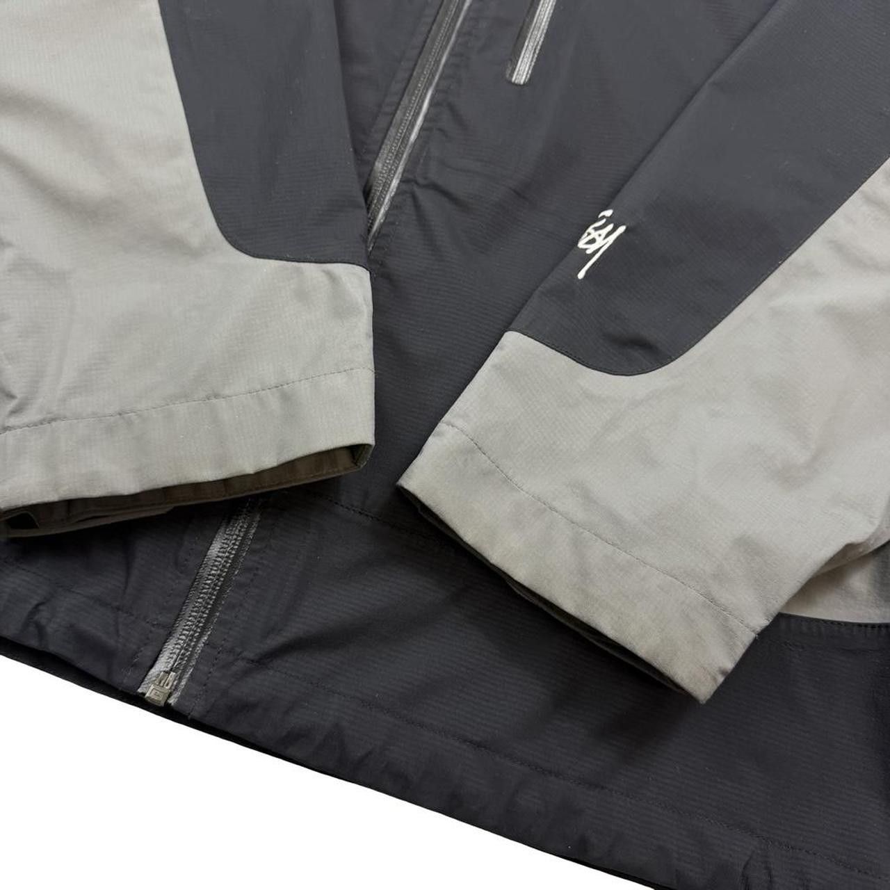 Stussy Stussy Taped Seam Shell Rain Jacket Black + Grey - Medium Size US M / EU 48-50 / 2 - 7 Thumbnail