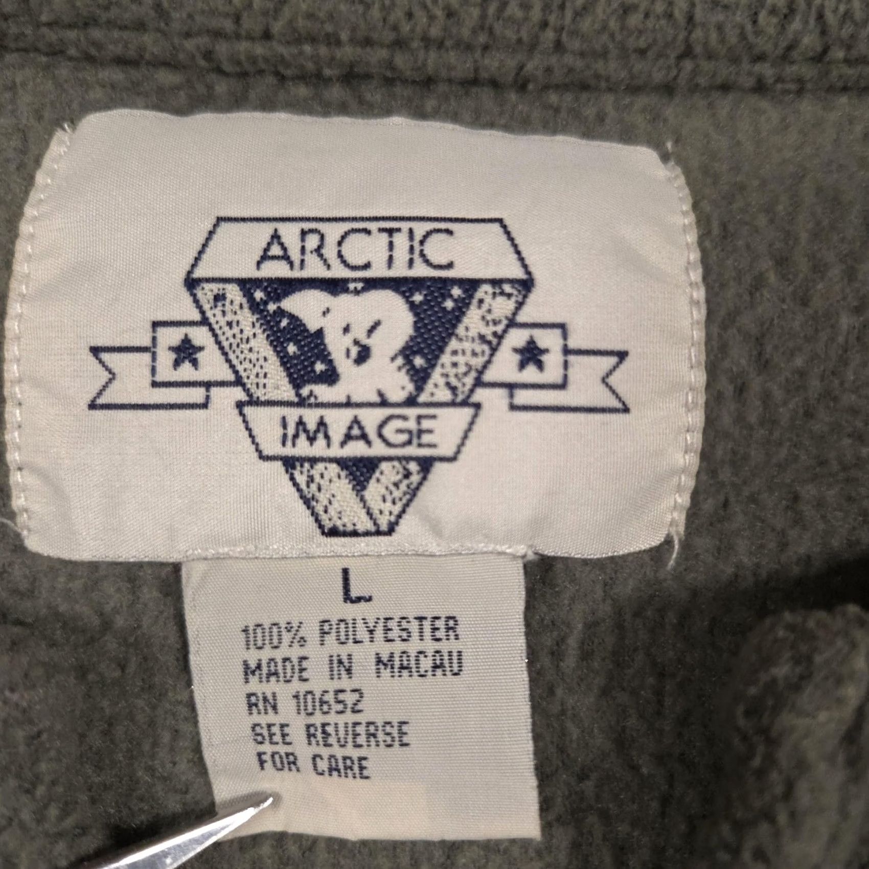 Vintage VINTAGE Arctic Image Fleece Pullover Mens L Green Moose Salt Lake City Embroidered Size US L / EU 52-54 / 3 - 7 Thumbnail
