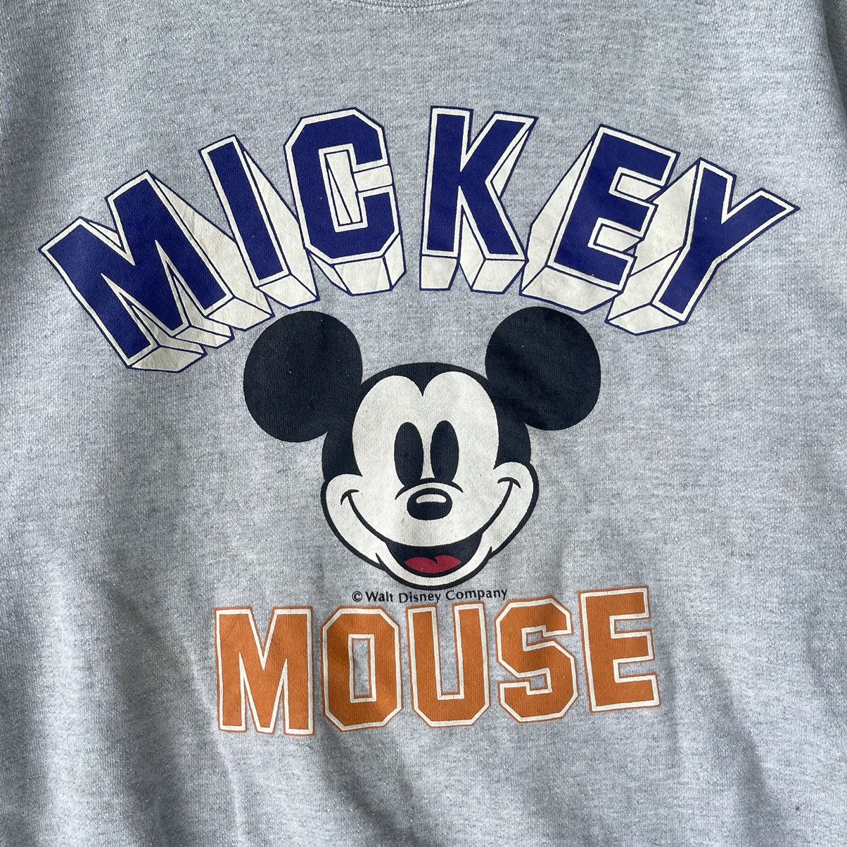 Disney Vintage Disney Mickey Mouse Sweatshirt 90s Grey Crewneck Size US M / EU 48-50 / 2 - 2 Thumbnail
