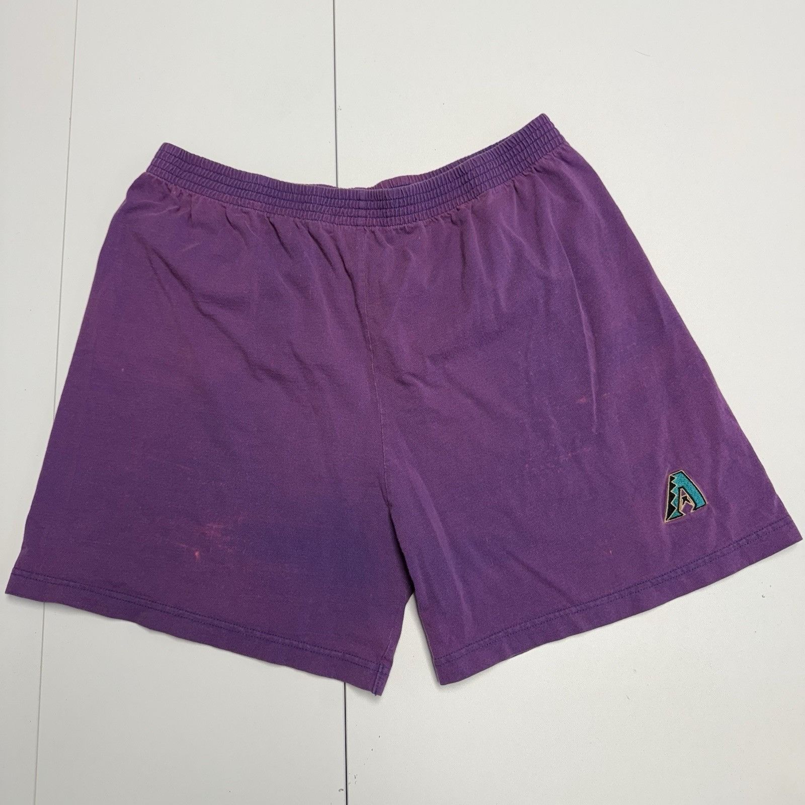 CSA Vintage Arizona Diamondbacks Shorts Mens XL Purple CSA 90s Size US 32 / EU 48 - 1 Thumbnail