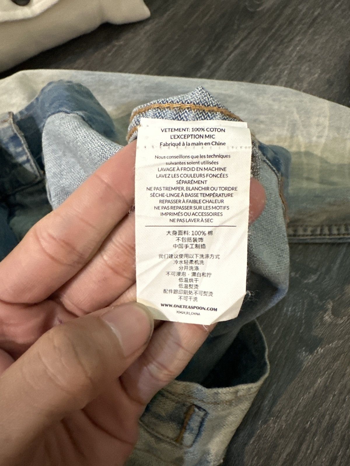 One Teaspoon faded/distressed MARXONETEASPOON denim jacket. Size US XS / EU 42 / 0 - 10 Thumbnail