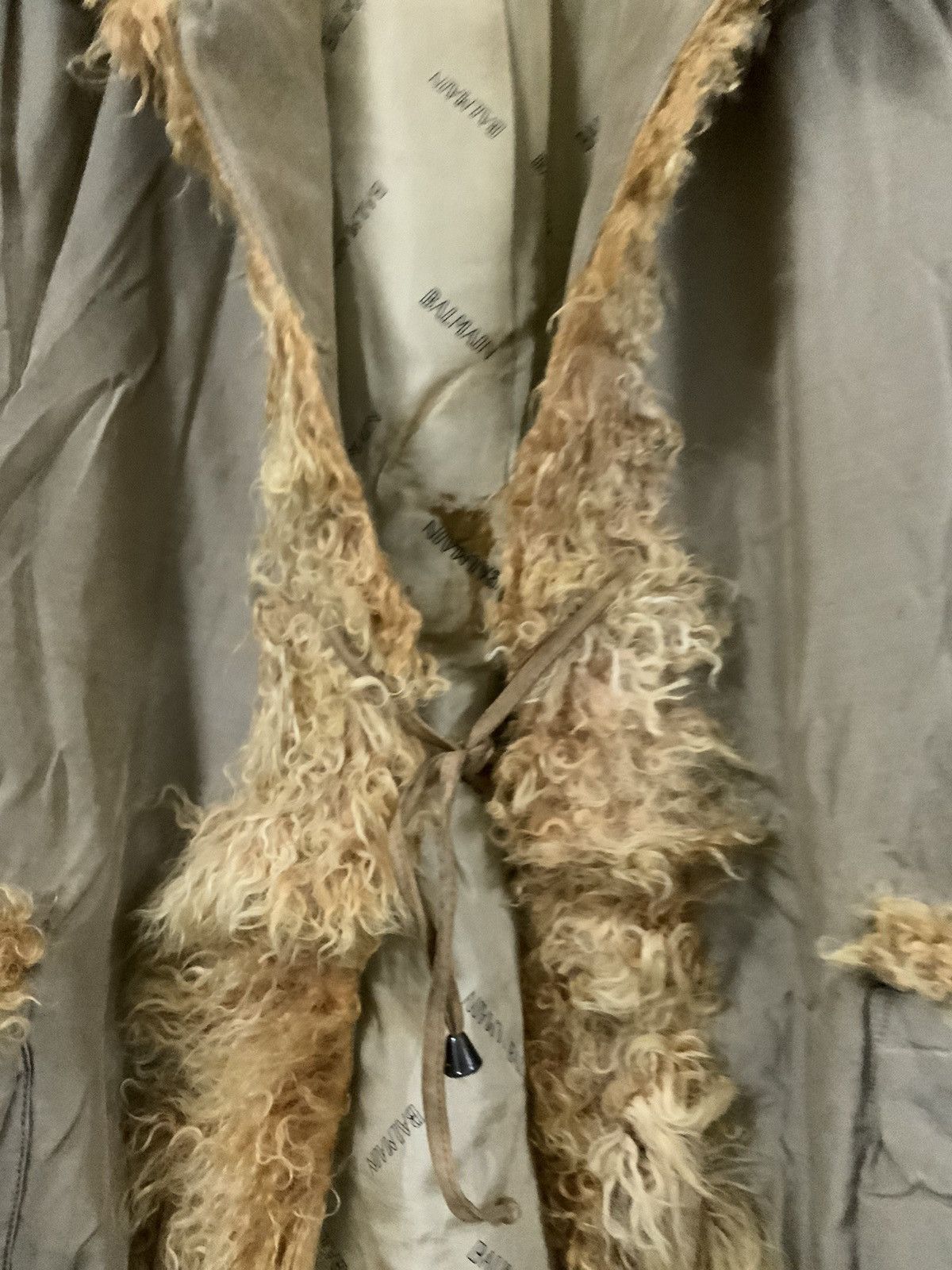 Balmain Vintage Balmain Paris Silk Mohair Fur Archive Coat Jacket Size US L / EU 52-54 / 3 - 9 Thumbnail