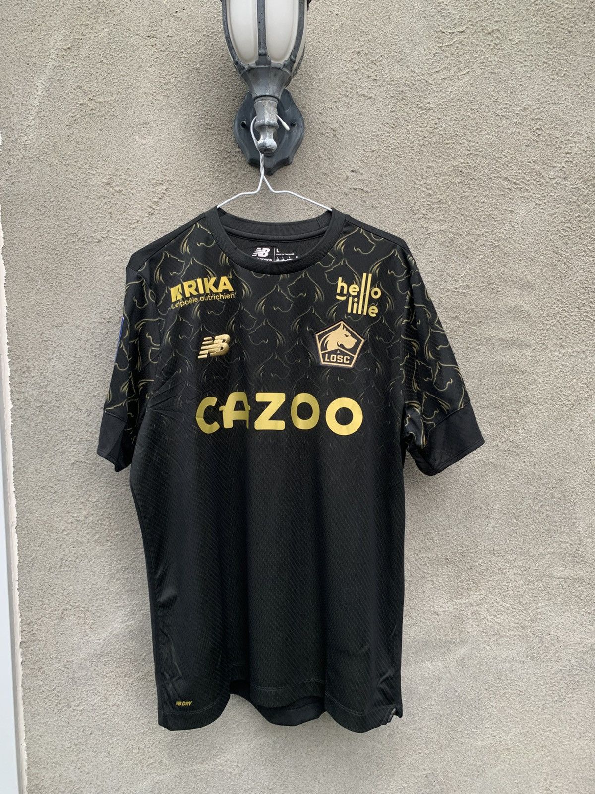 New Balance Jonathan David 2022/23 LOSC Jersey Size US L / EU 52-54 / 3 - 1 Thumbnail