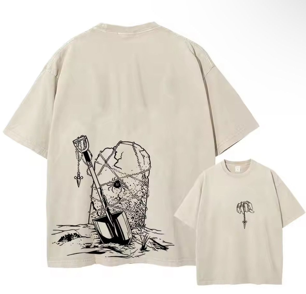 Japanese Brand Y2K Vintage Washed Attack On Titan Short Sleeve T-Shirt Size US XXL / EU 58 / 5 - 1 Thumbnail