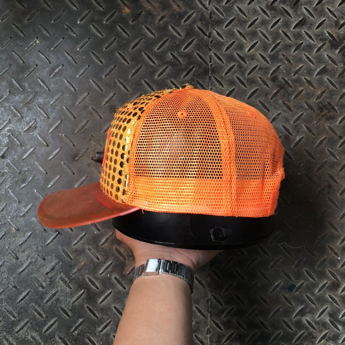 Von Dutch 🚫 SOLD 🚫 Vondutch Y2K UV Protection Visor Trucker Hat Size ONE SIZE - 5 Thumbnail