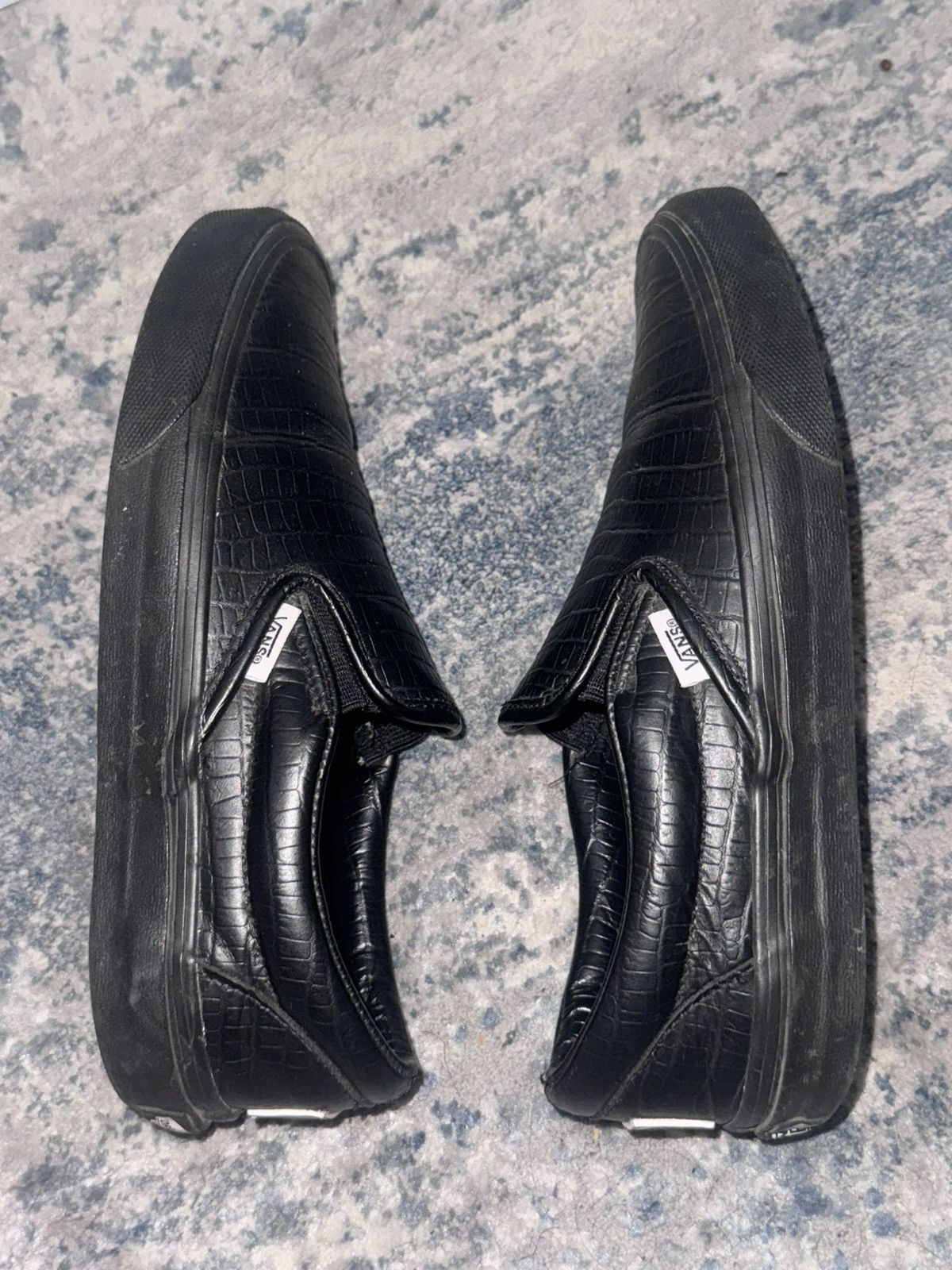 Opening Ceremony All Black Opening Ceremony x Vans Leather Slip-On Size US 6 / EU 39 - 5 Thumbnail
