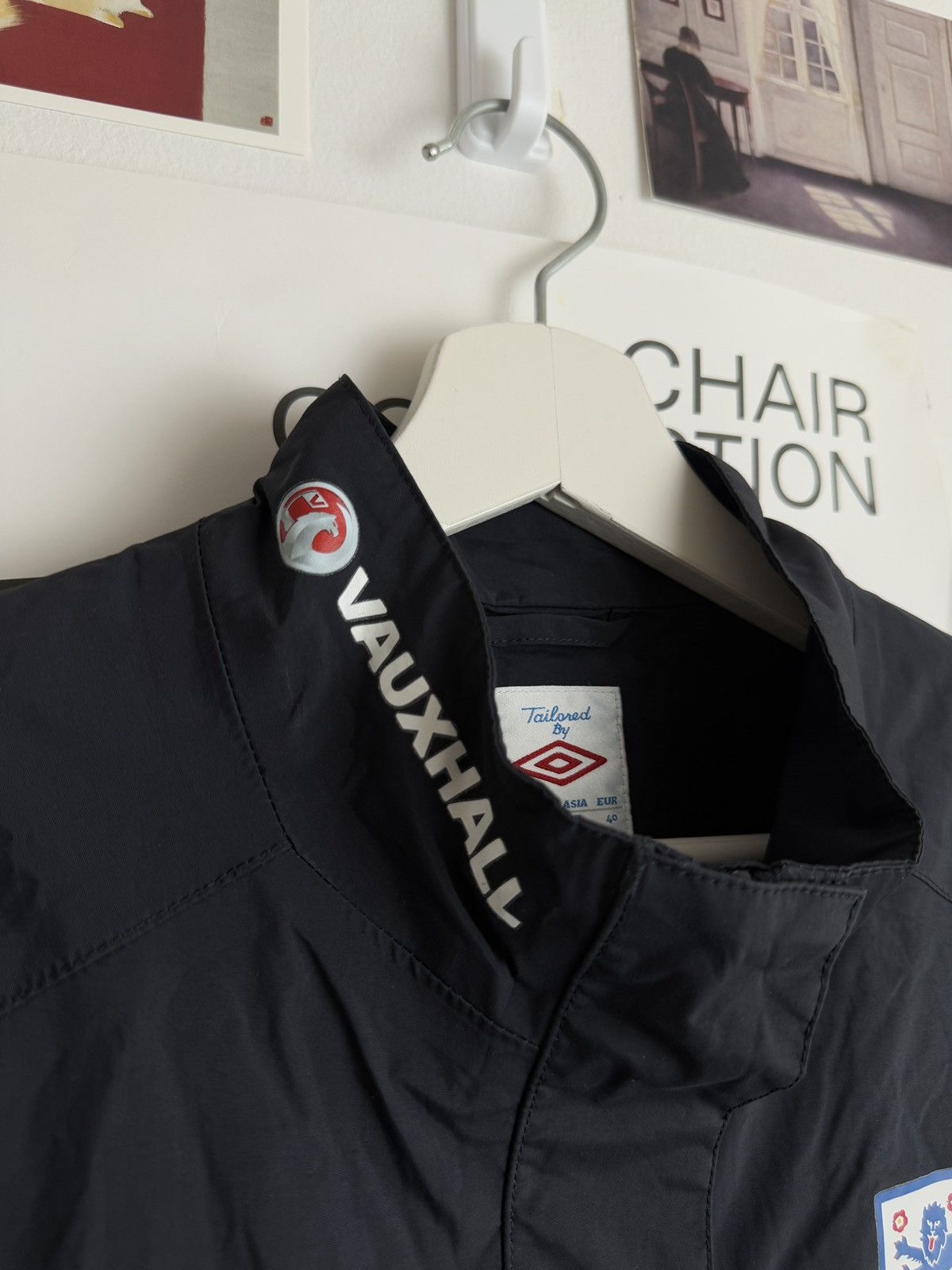 Umbro Vintage y2k Umbro england blockcore windbreake jacket soccer Size US L / EU 52-54 / 3 - 5 Thumbnail