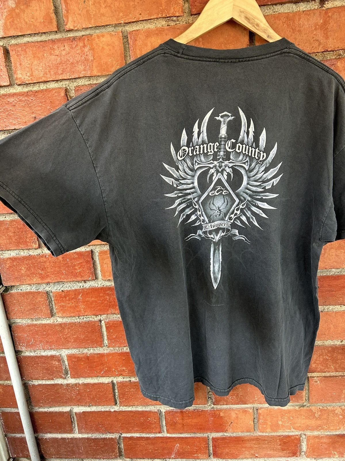 West Coast Choppers RARE VINTAGE CHOPPERS ORANGE COUNTRY TEES Size US XL / EU 56 / 4 - 2 Thumbnail