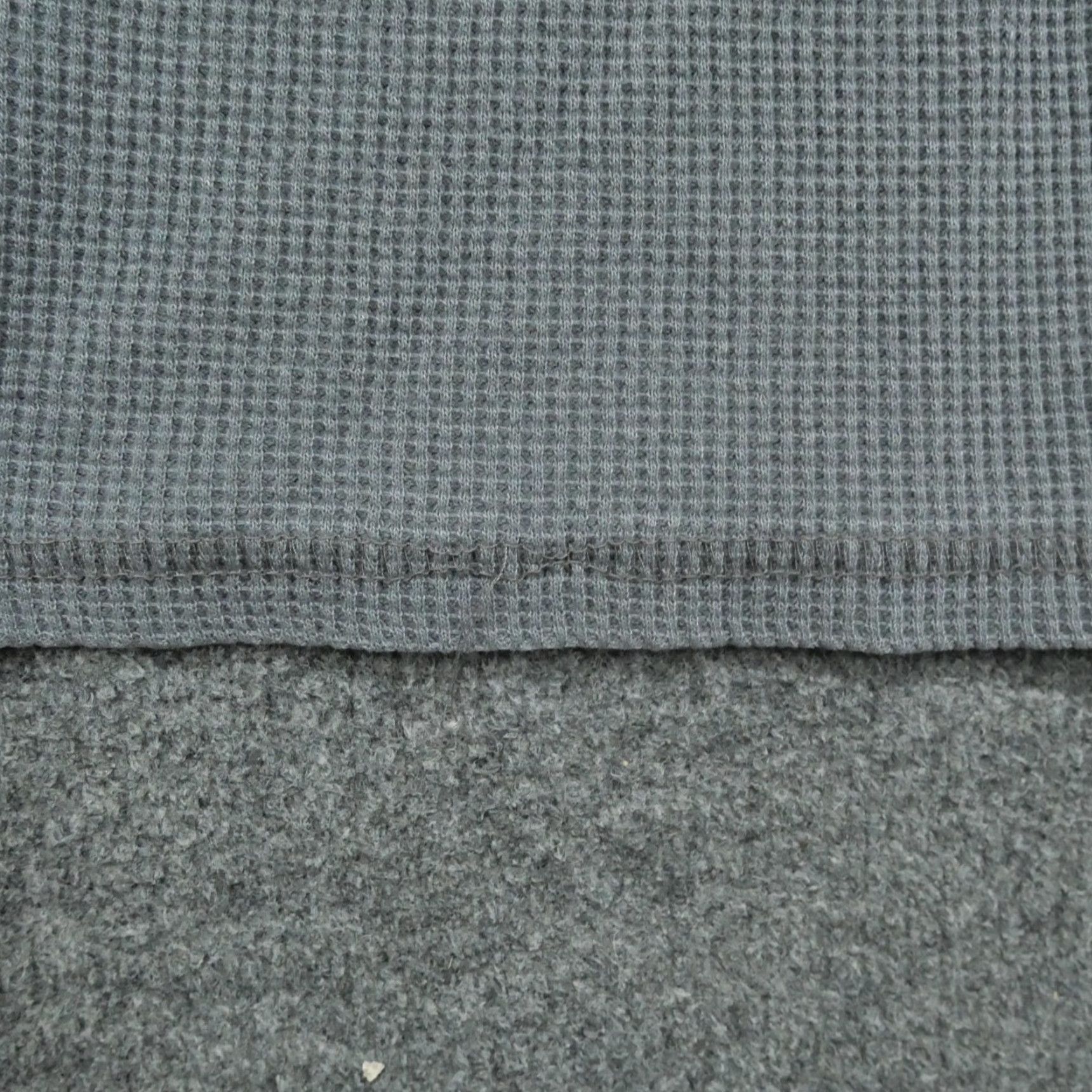 Vintage VINTAGE Stefano Thermal Shirt Mens XL Grey Waffle Knit Base Layer Y2K Size US XL / EU 56 / 4 - 7 Thumbnail