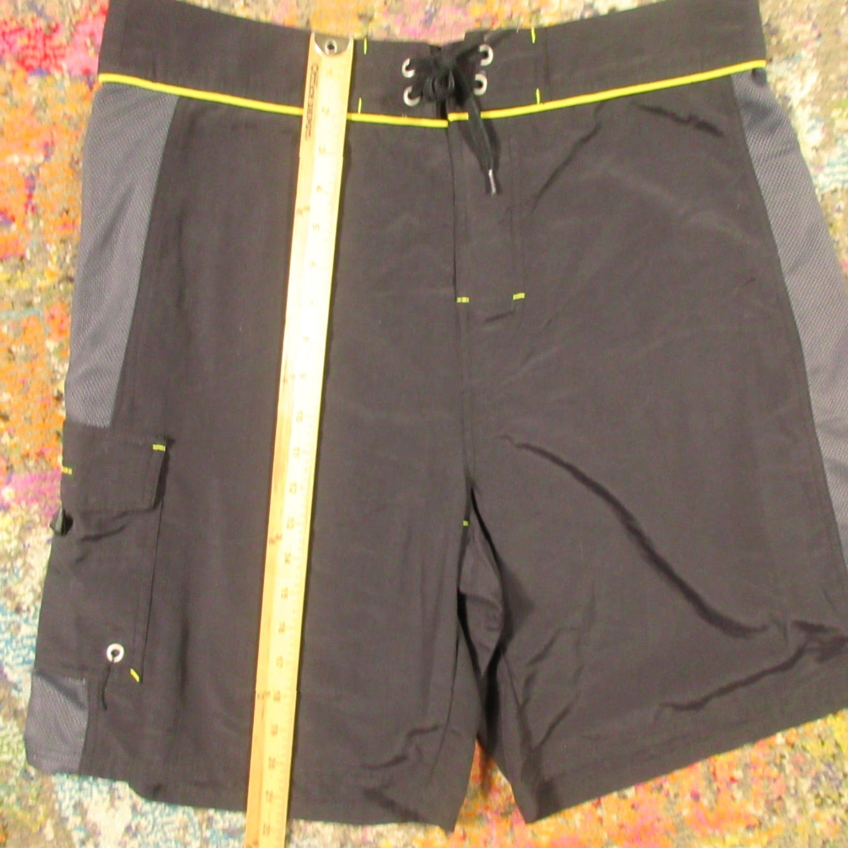 Body Glove Body Glove Shorts Mens 34 Black Lightweight Quickdry Board Surfing Hybrid Size US 34 / EU 50 - 6 Thumbnail