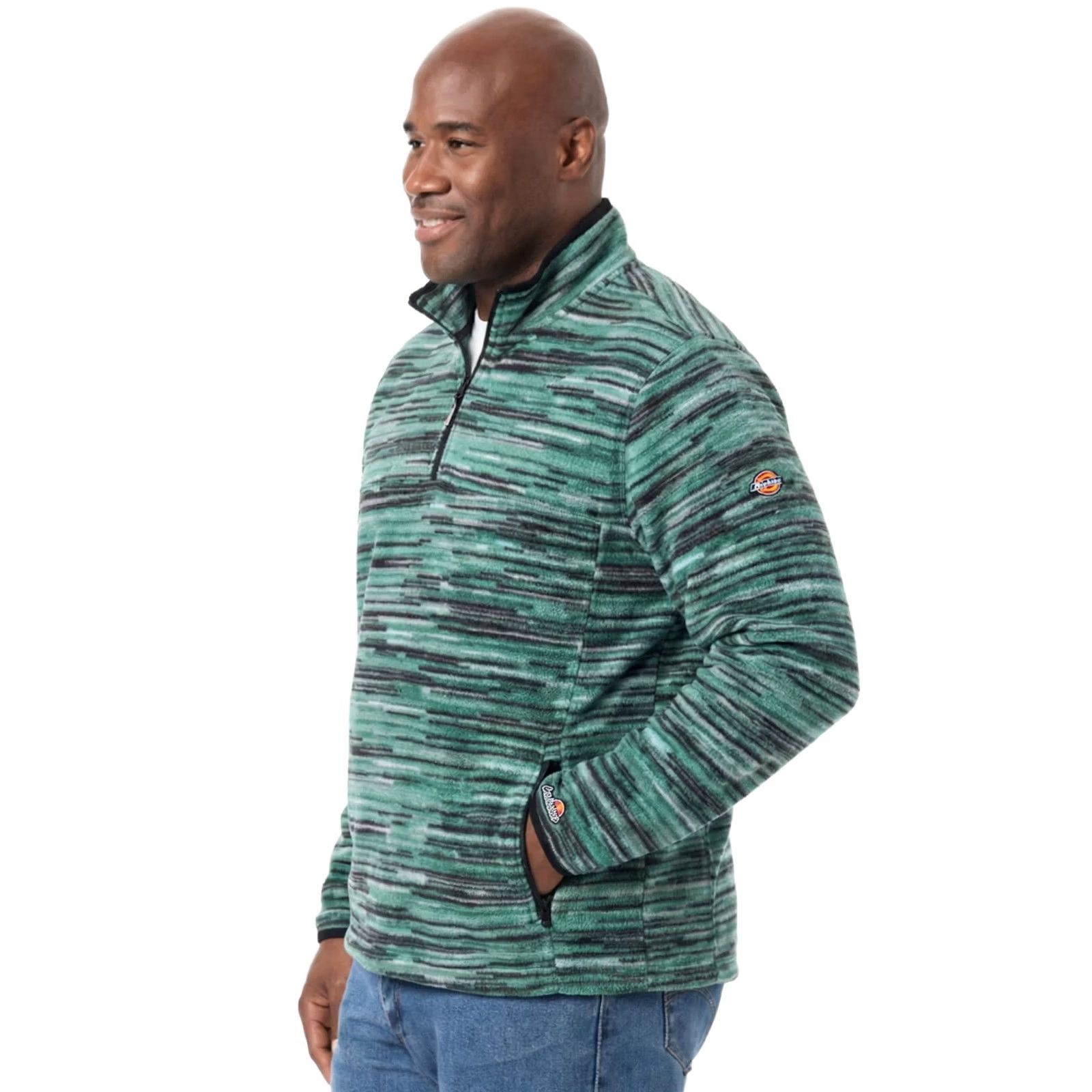 Chubbies Chubbies Geometric Alpine Fleece 1/4 Zip Mock Neck Pullover Mens Medium Multicolor Golf Sweater Size US M / EU 48-50 / 2 - 2 Thumbnail
