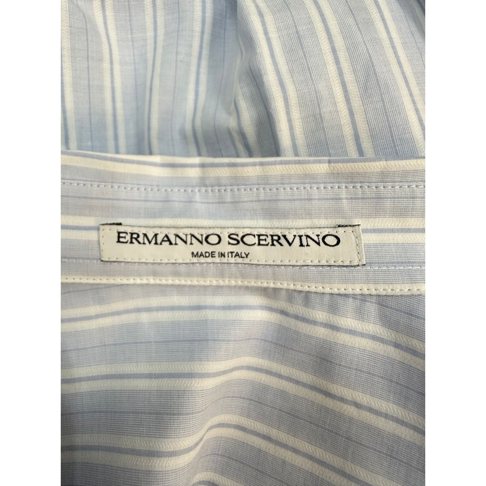 Ermanno Scervino Ermanno Scervino Striped Cotton Shirt - Size 44 Size M / US 6-8 / IT 42-44 - 4 Thumbnail