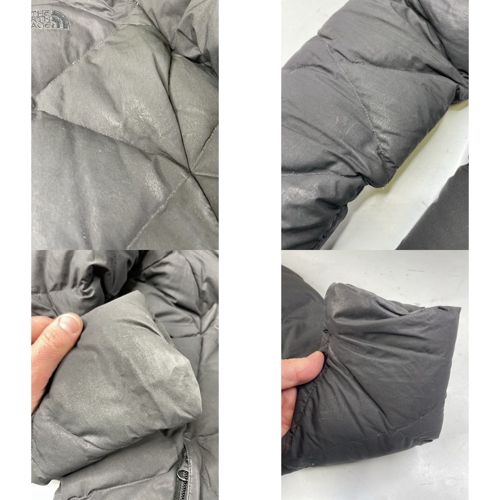 The North Face VINTAGE The North Face Miss Metro Parka 600 Down Fill Hooded Black Quilted Women's Small Size S / US 4 / IT 40 - 8 Thumbnail
