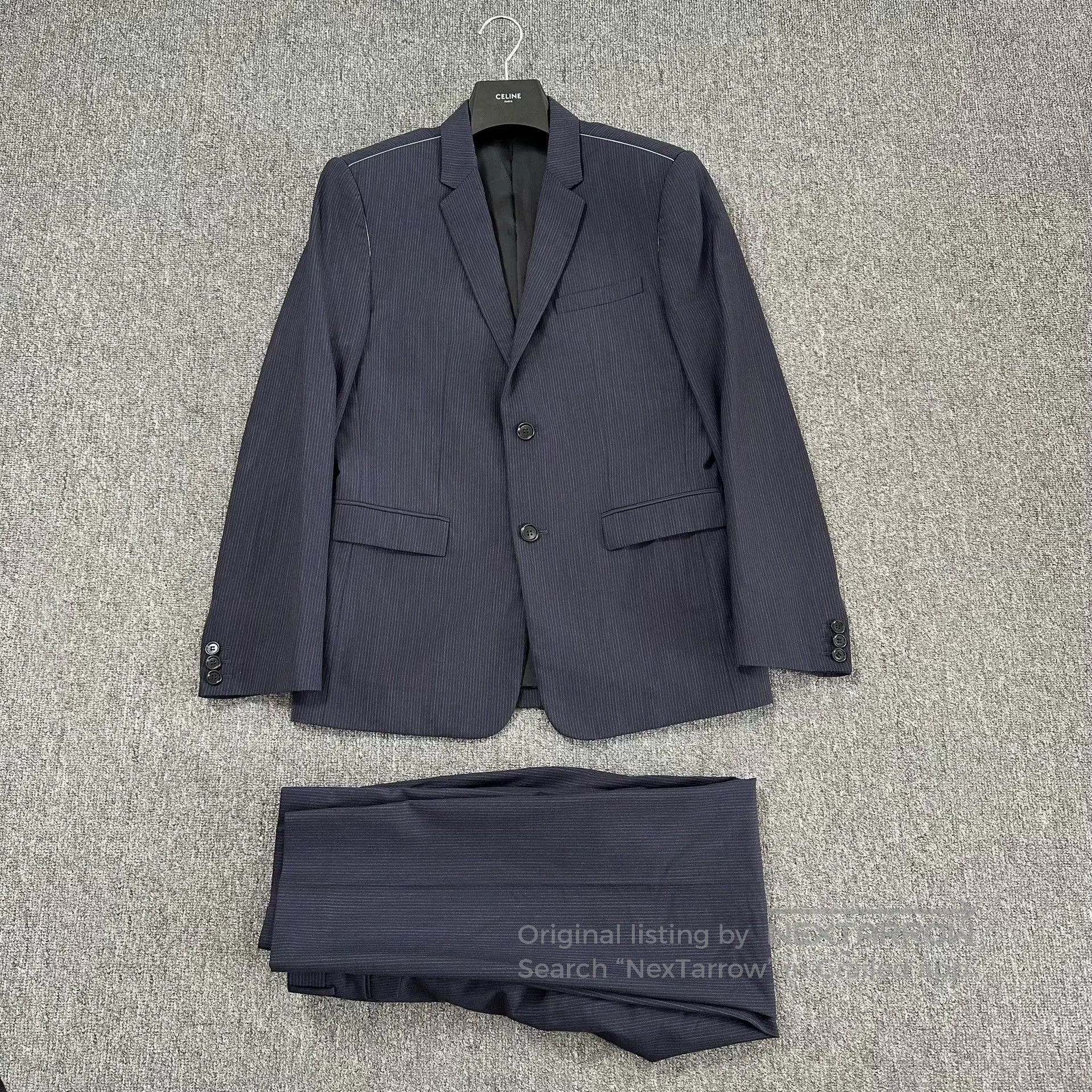 Dior Dior Navy Pinstripe Suit Set. Size US S / EU 44-46 / 1 - 1 Thumbnail