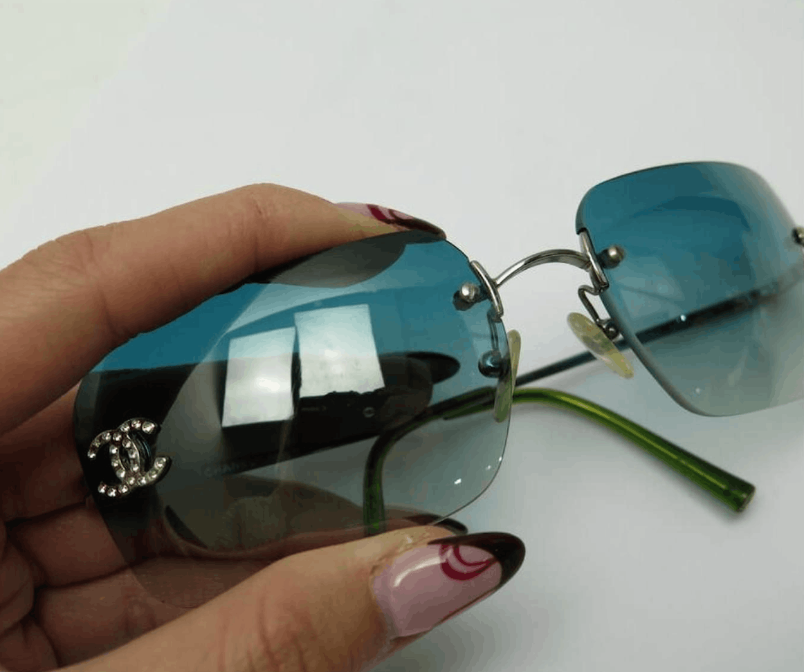 Chanel CHANEL Sunglasses 4017-D Pink 5076 CC Size ONE SIZE - 4 Thumbnail