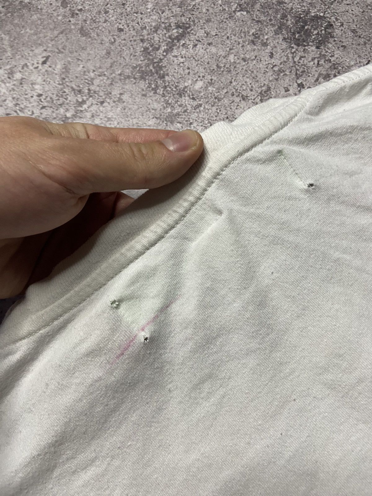 Off-White Off White Medium Spell Out White Tee Virgil Abloh Size US L / EU 52-54 / 3 - 11 Thumbnail