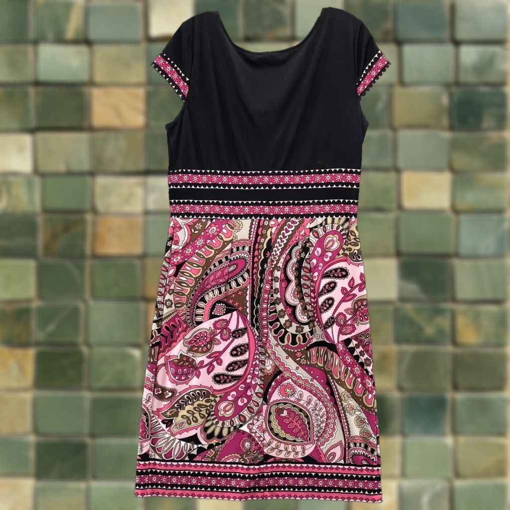 Vintage VINTAGE London Times Dress Womens 12 Paisley 90's Fairy Y2k Corpcore Cocktail Maximalist Size XL / US 12-14 / IT 48-50 - 1 Thumbnail