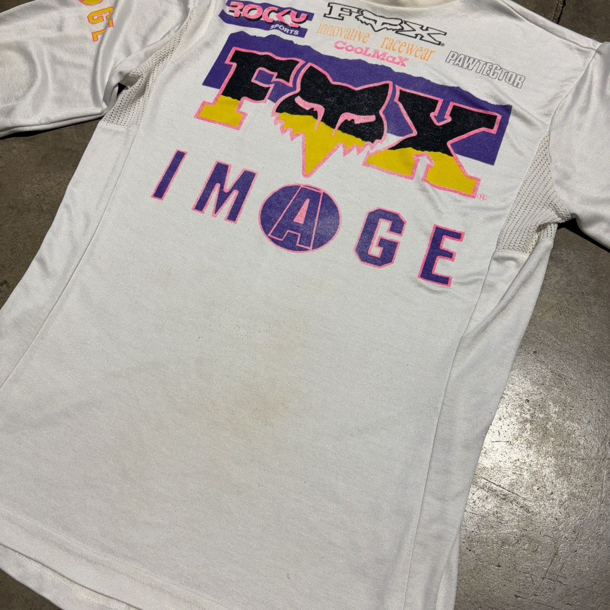 Fox Racing Vintage Fox Racing Image BMX Motocross Jersey Padded 90s Size US M / EU 48-50 / 2 - 6 Thumbnail