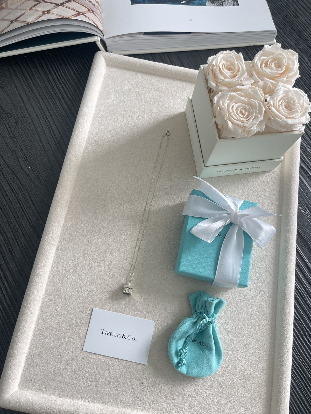 Tiffany & Co. Tiffany & Co. Atlas Cube Necklace Silver 16” NEW $500 Size ONE SIZE - 9 Thumbnail