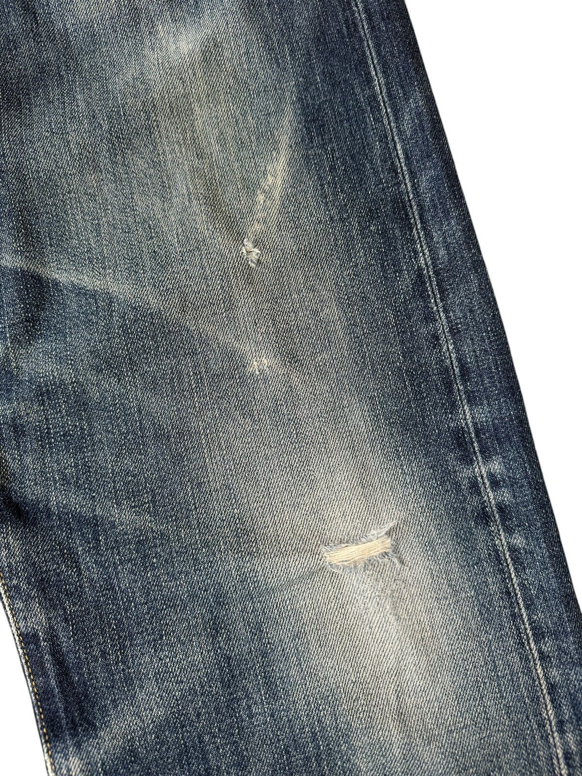 Uniqlo VINTAGE UNIQLO SELVEDGE DISTRESSED JEANS Size US 36 / EU 52 - 9 Thumbnail