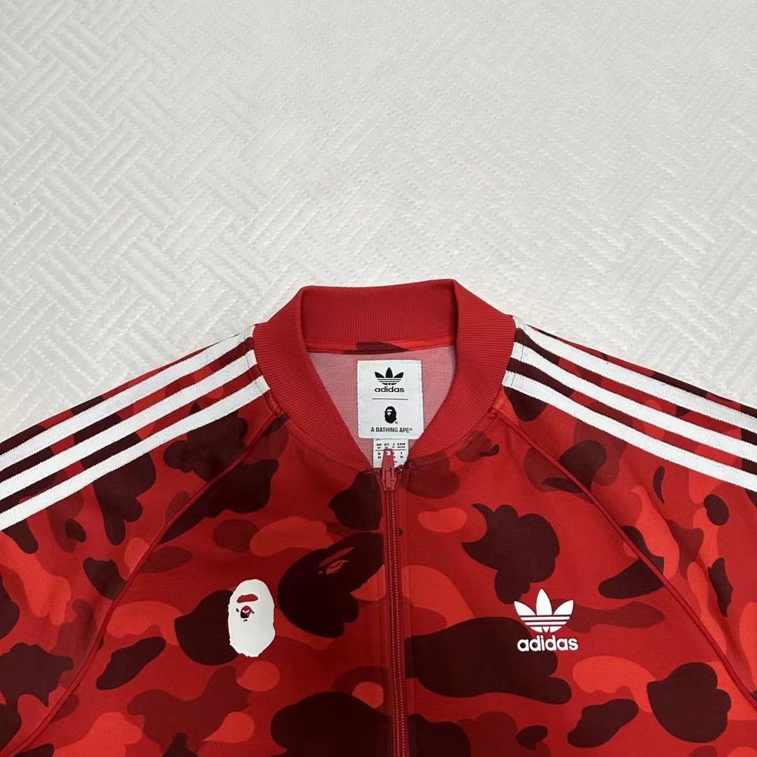 Adidas × Bape BAPE x ADIDAS ADICOLOR TRACK JACKET Size US M / EU 48-50 / 2 - 3 Thumbnail